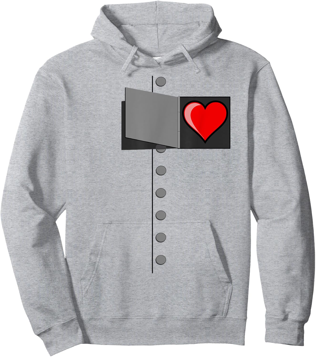 OZ Halloween Tinman Costume Shirt Women & Kids Hoodie - Hoodie | Ash