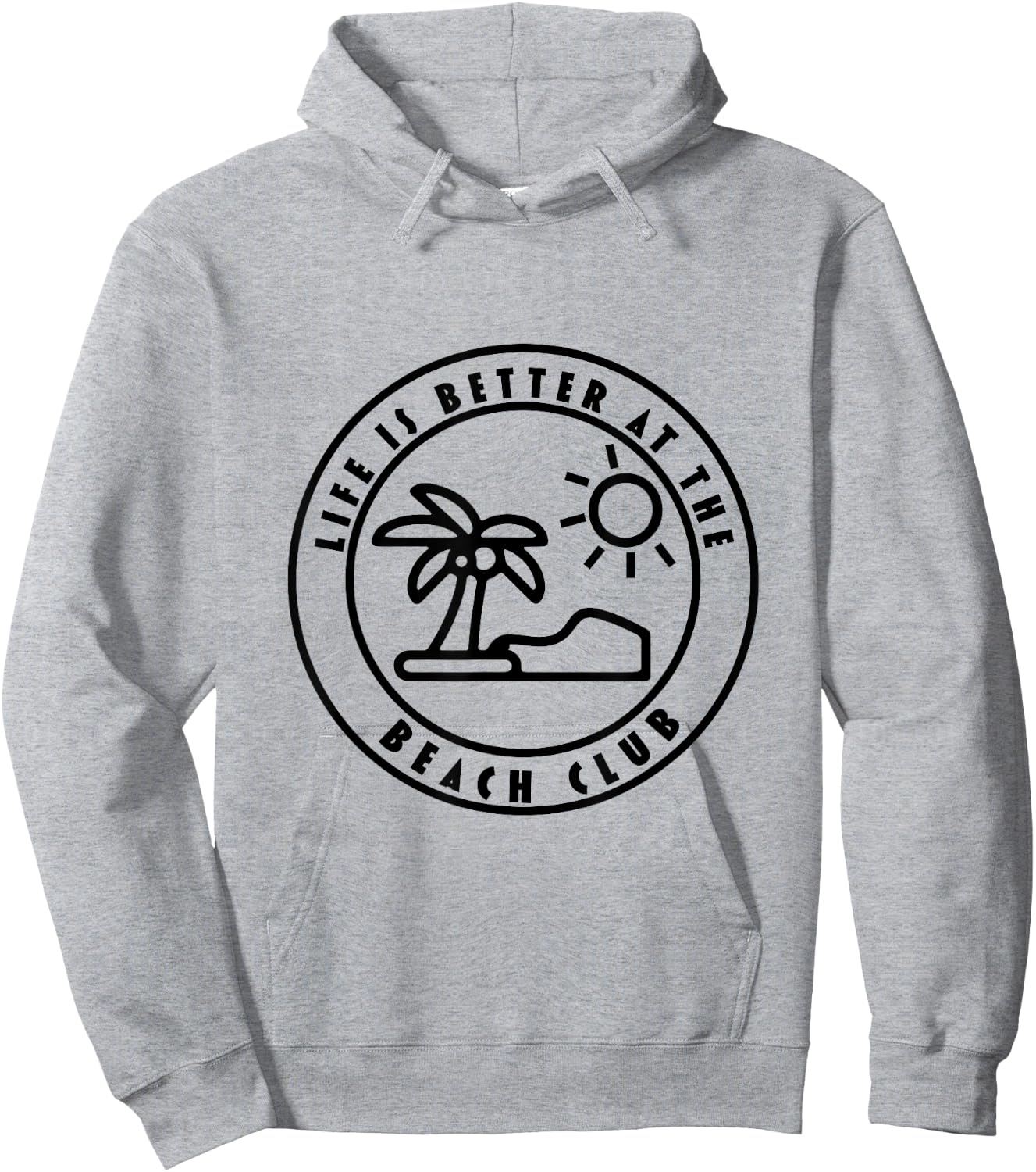 Life is Better At The Beach Summer Surfer Men Women Youth Hoodie - Hoodie | Ash