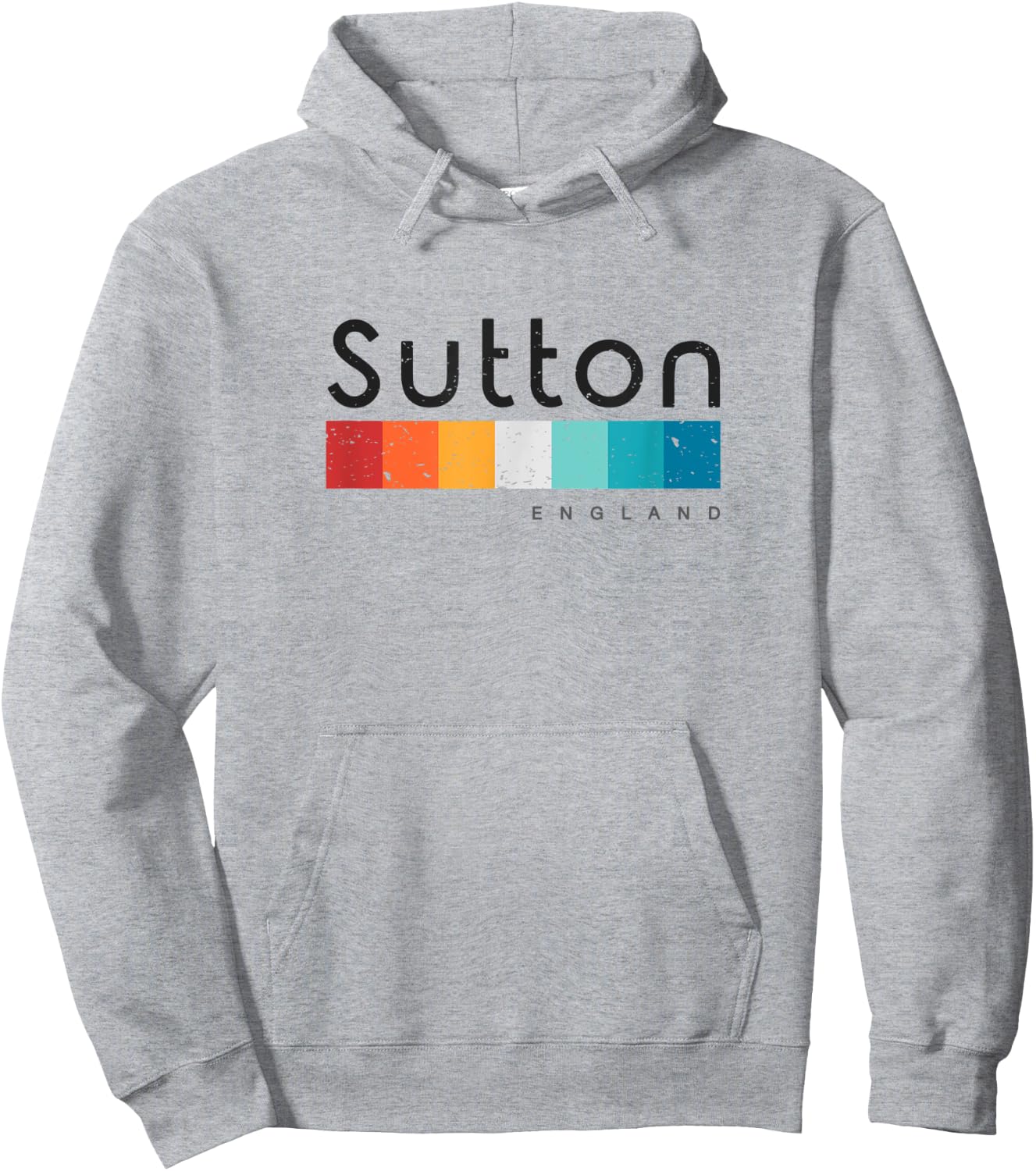 Sutton England UK Hoodie - Hoodie | Ash