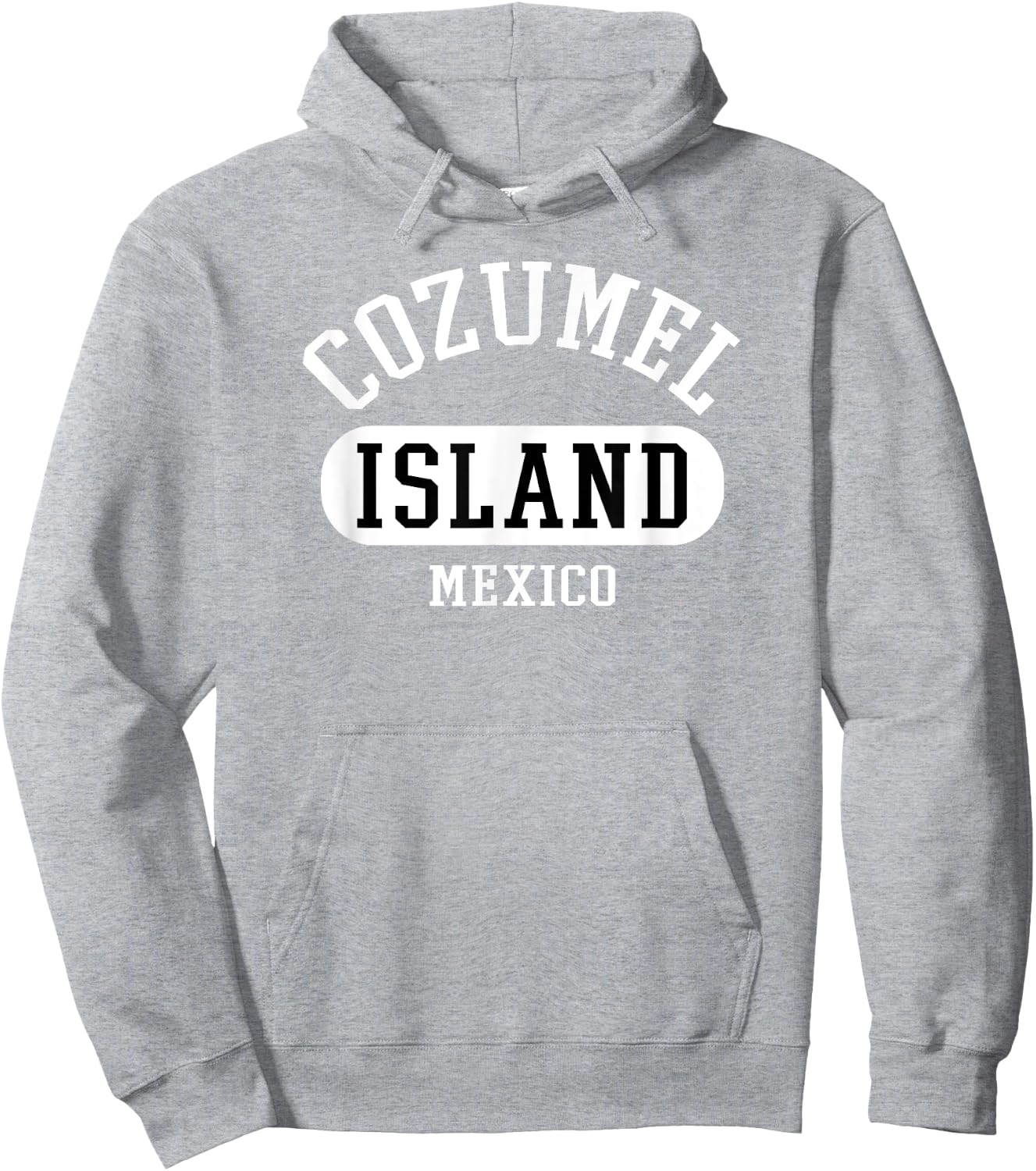 Retro Cool College Style Cozumel Women Men Kids Novelty Art Hoodie - Hoodie | Ash