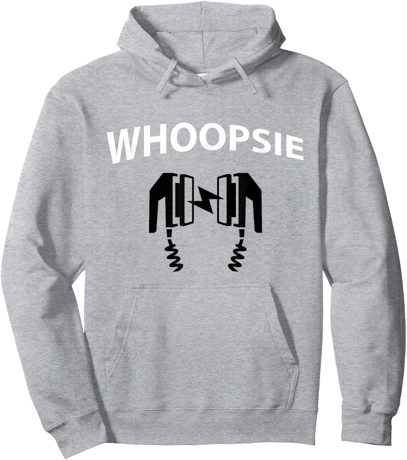 Whoopsie Defibrillators Hoodie - Hoodie | Ash