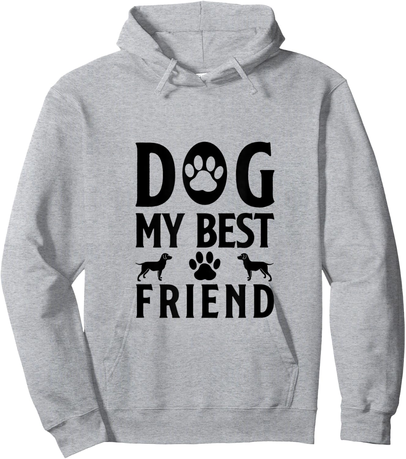 Dog My Best Friend Men Women Kids Hoodie - Hoodie | Ash