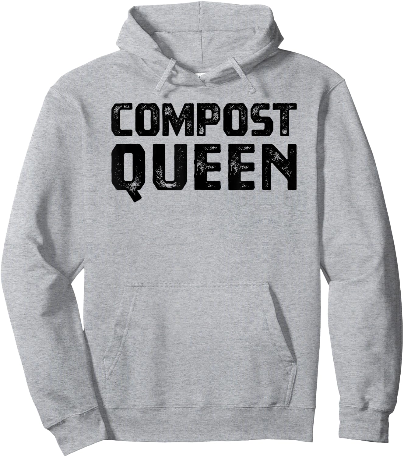 Compost Queen , Homestead Garden Composting Hoodie - Hoodie | Ash