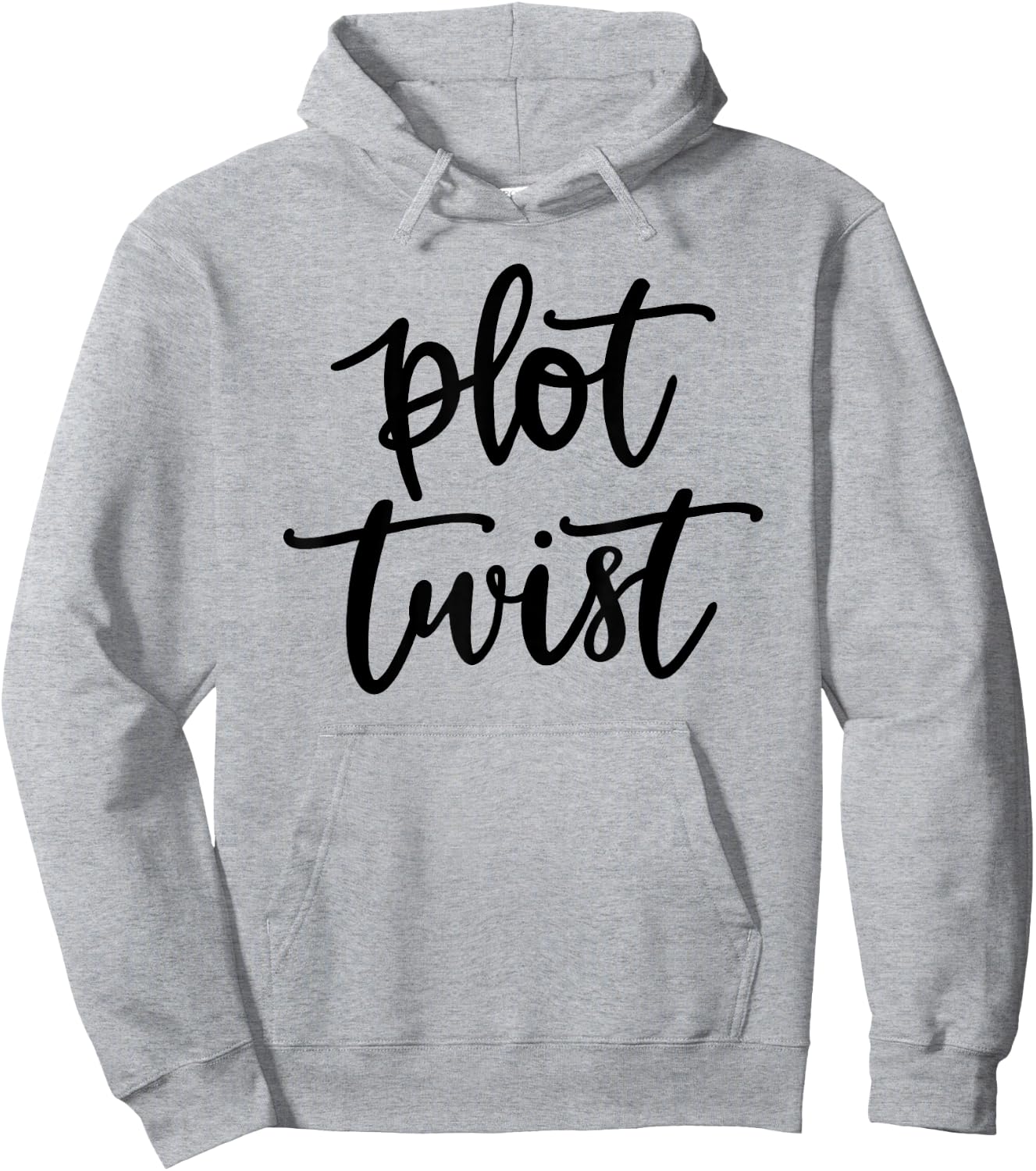 Plot Twist Saying - Author Gift Hoodie - Hoodie | Ash
