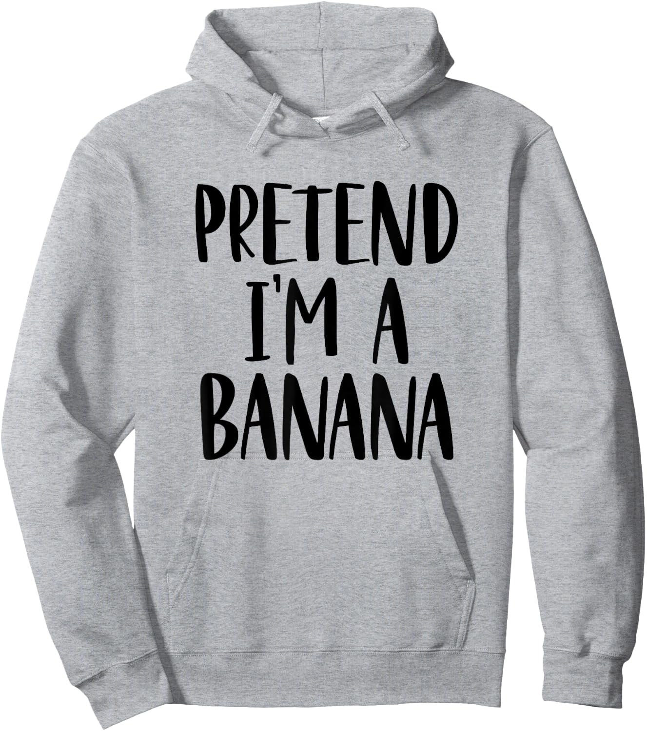 Pretend I'm A Banana Costume Halloween Party Hoodie - Hoodie | Ash