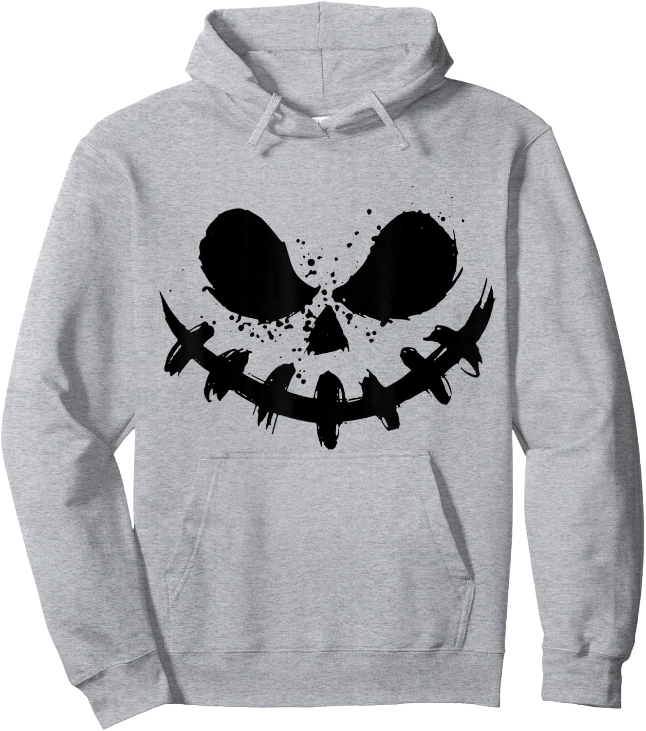 Pumpkin Jack O Lantern Face Jackolantern Hoodie - Hoodie | Ash
