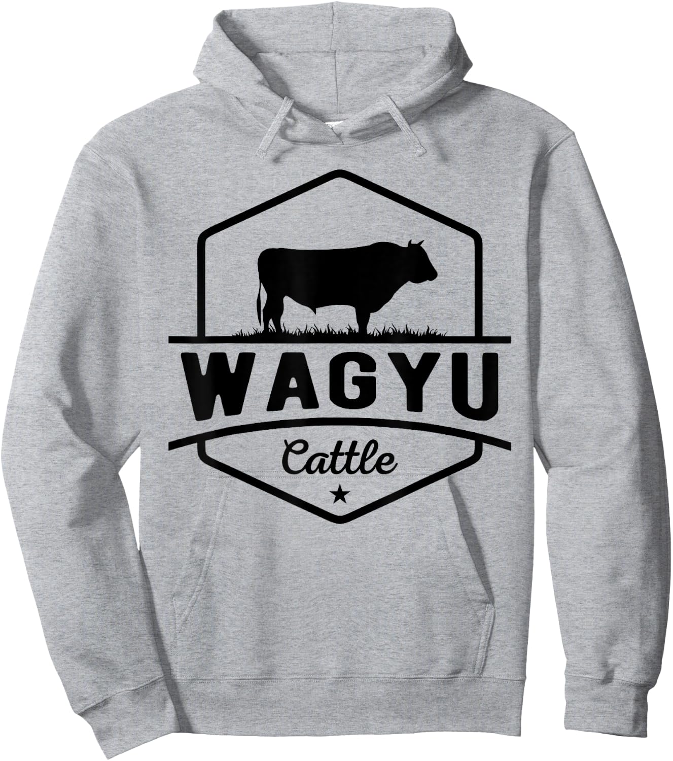 Cow Farmer - Wagyu Cattle Hoodie - Hoodie | Ash