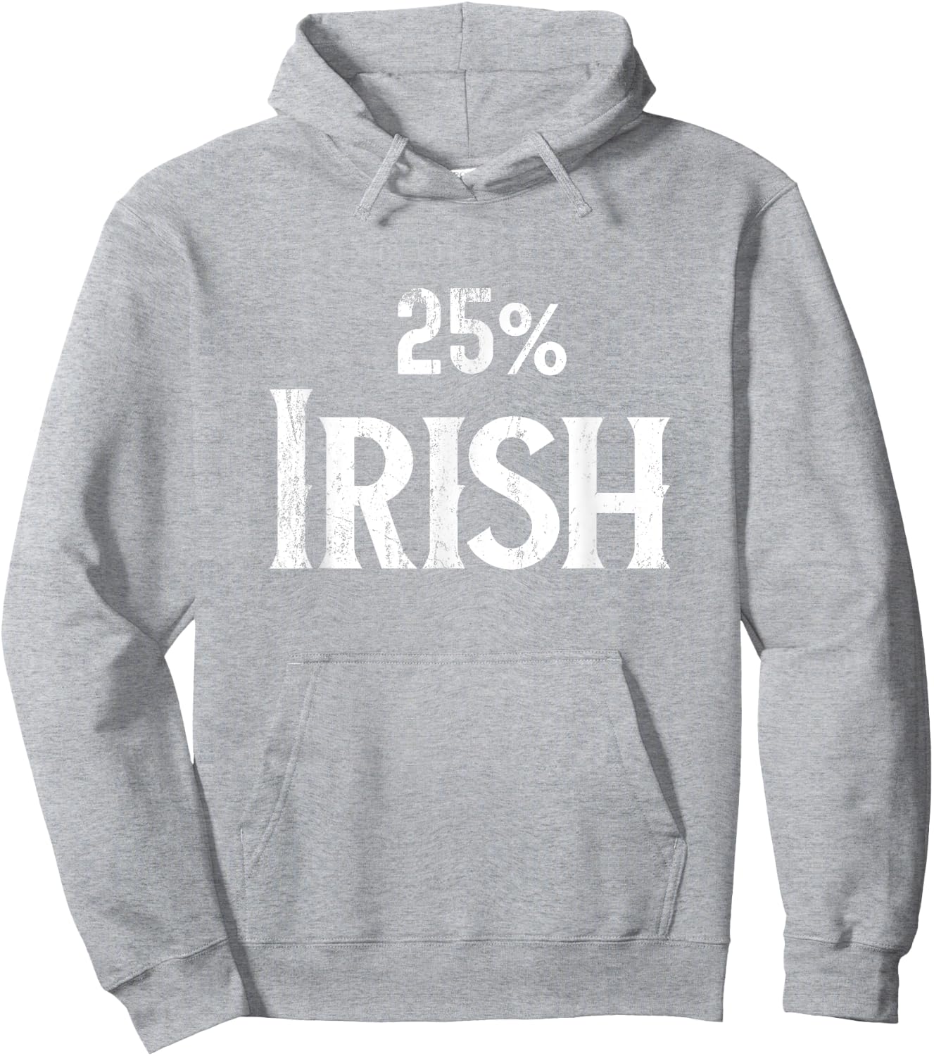 25% One Quarter Irish Shirt, St Patricks Day Hoodie - Hoodie | Ash