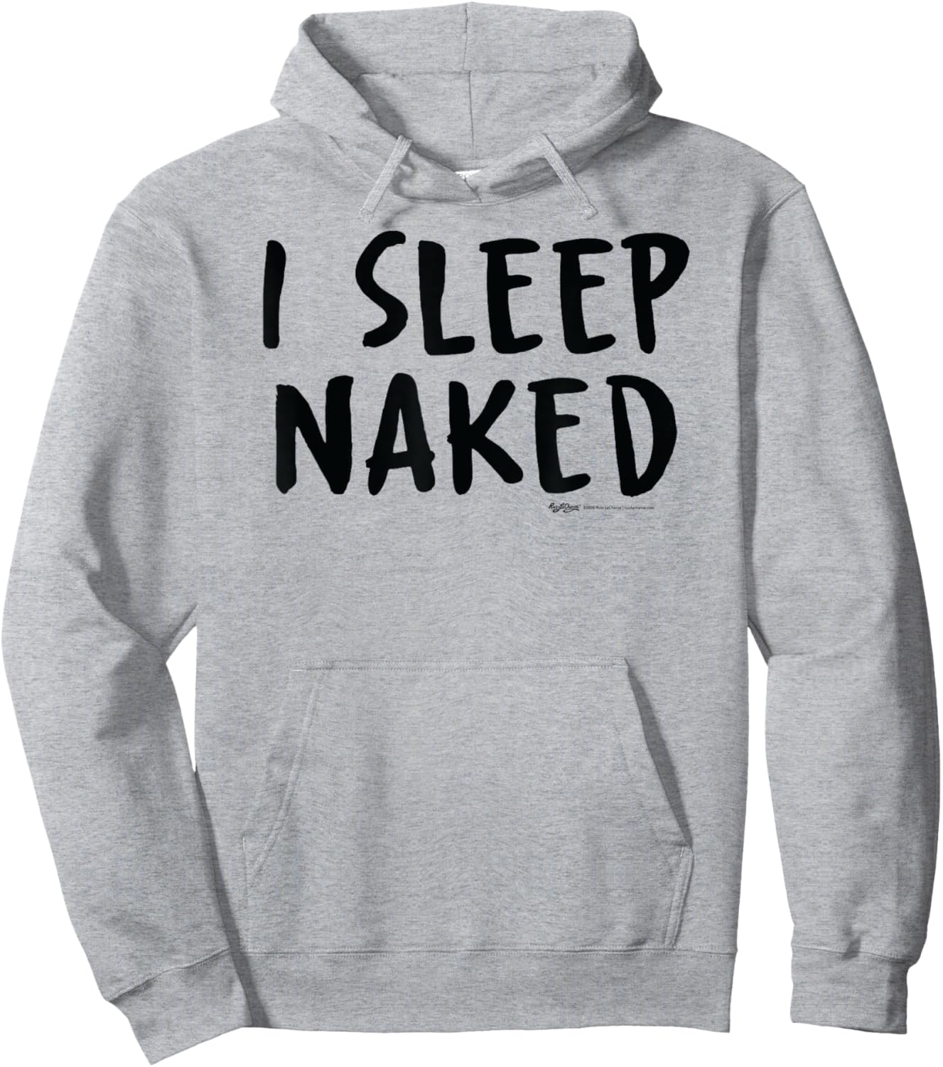 I Sleep Naked Nap Hoodie - Hoodie | Ash