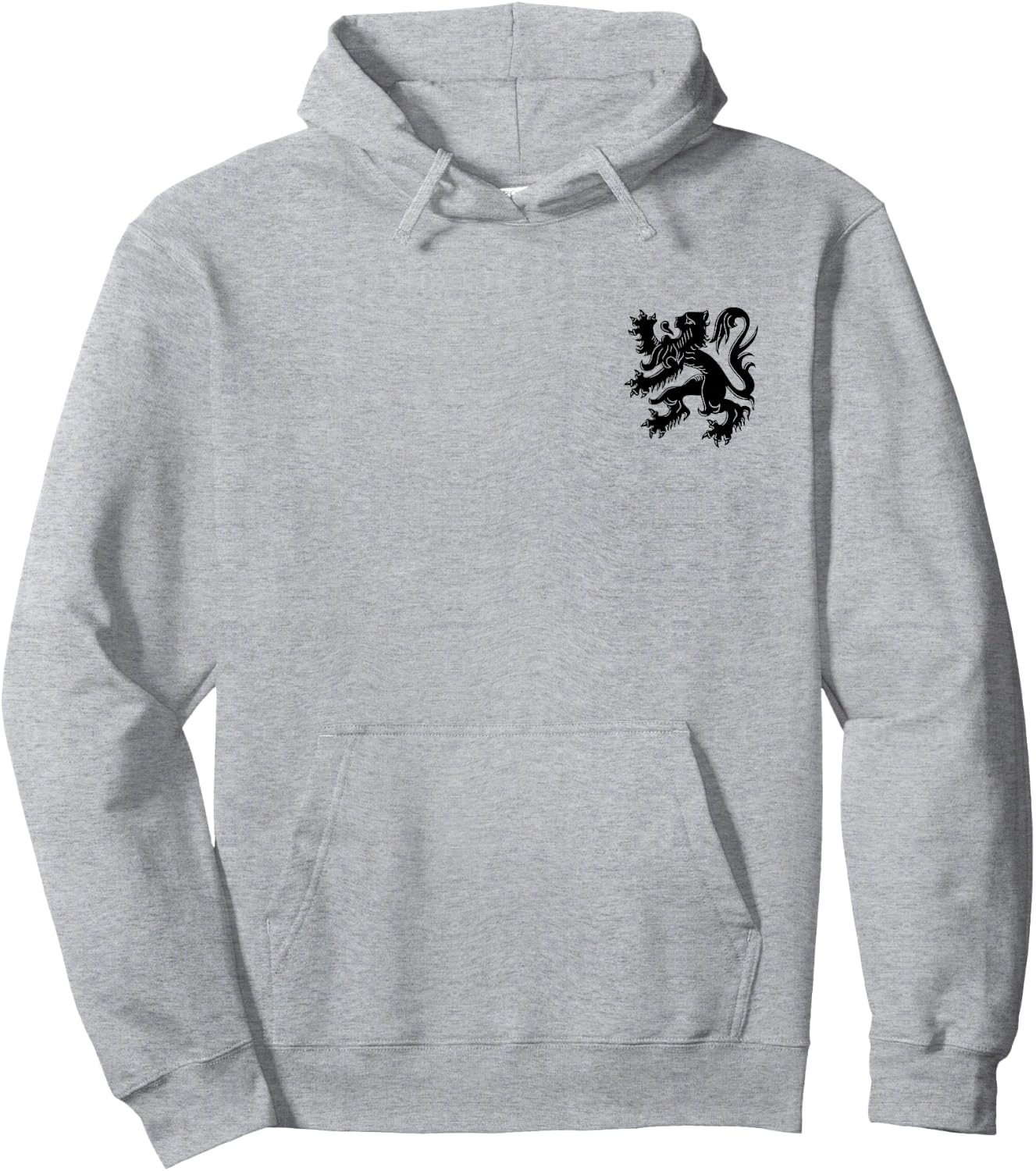 Flanders Belgium Flag Flemish Lion Brussels Hoodie - Hoodie | Ash