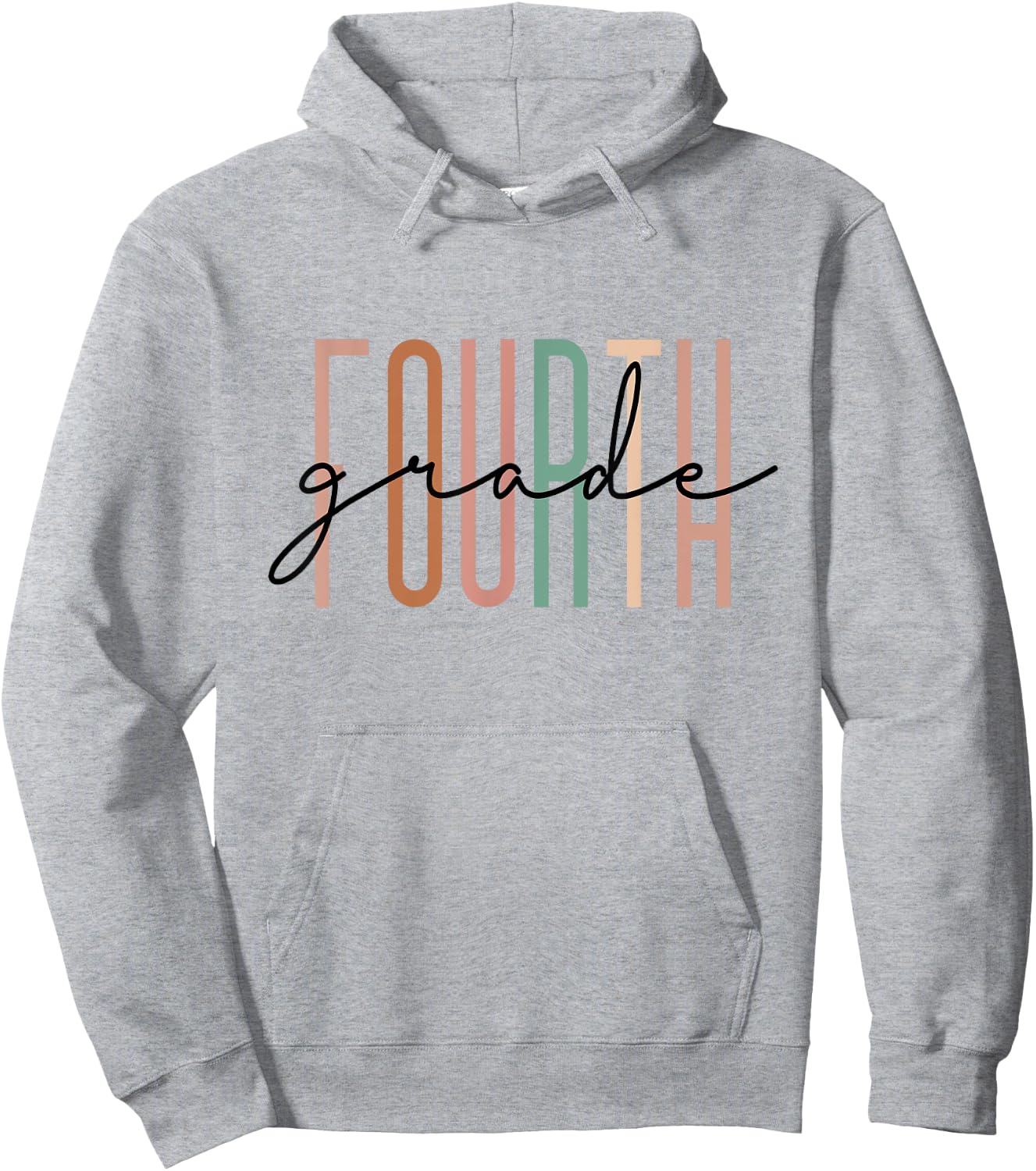 Fourth Grade Girls Boys Teacher Team 4th Grade Squad Hoodie - Hoodie | Ash