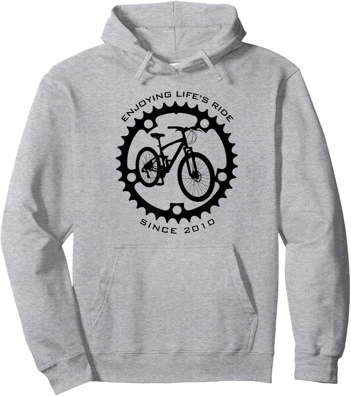 15 Year Old Mountain Biker Biking 2010 15th Birthday Hoodie - Hoodie | Ash