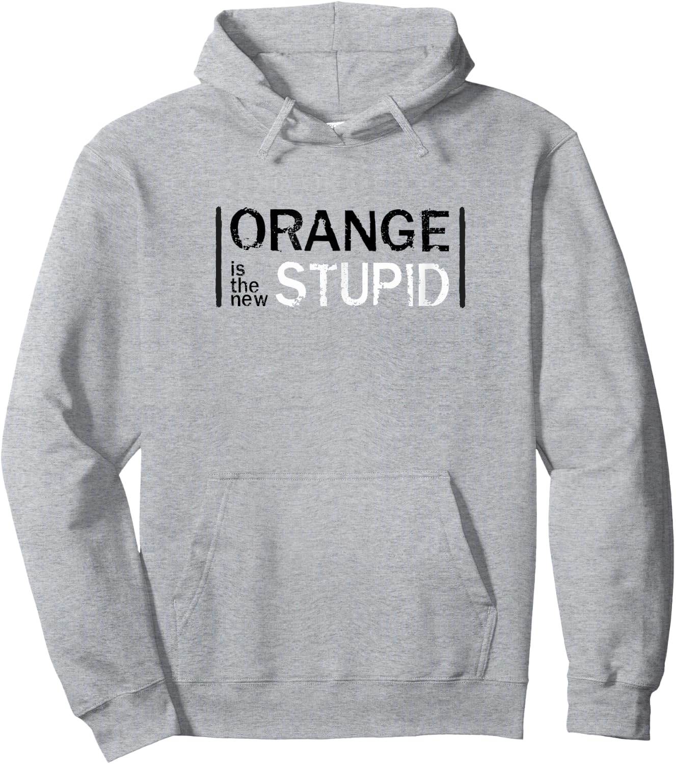 Anti-Trump Orange New Stupid Funny Hoodie - Hoodie | Ash