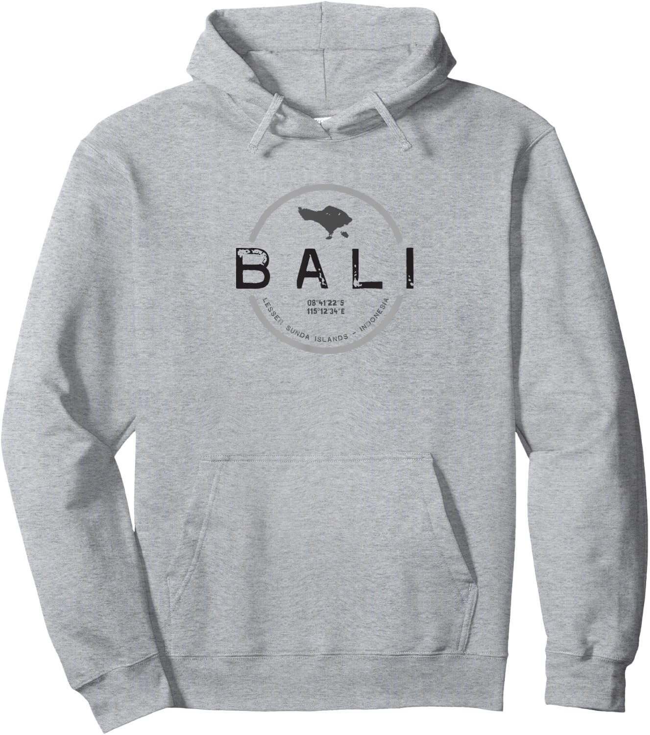 Bali Graphic T Hoodie - Hoodie | Ash