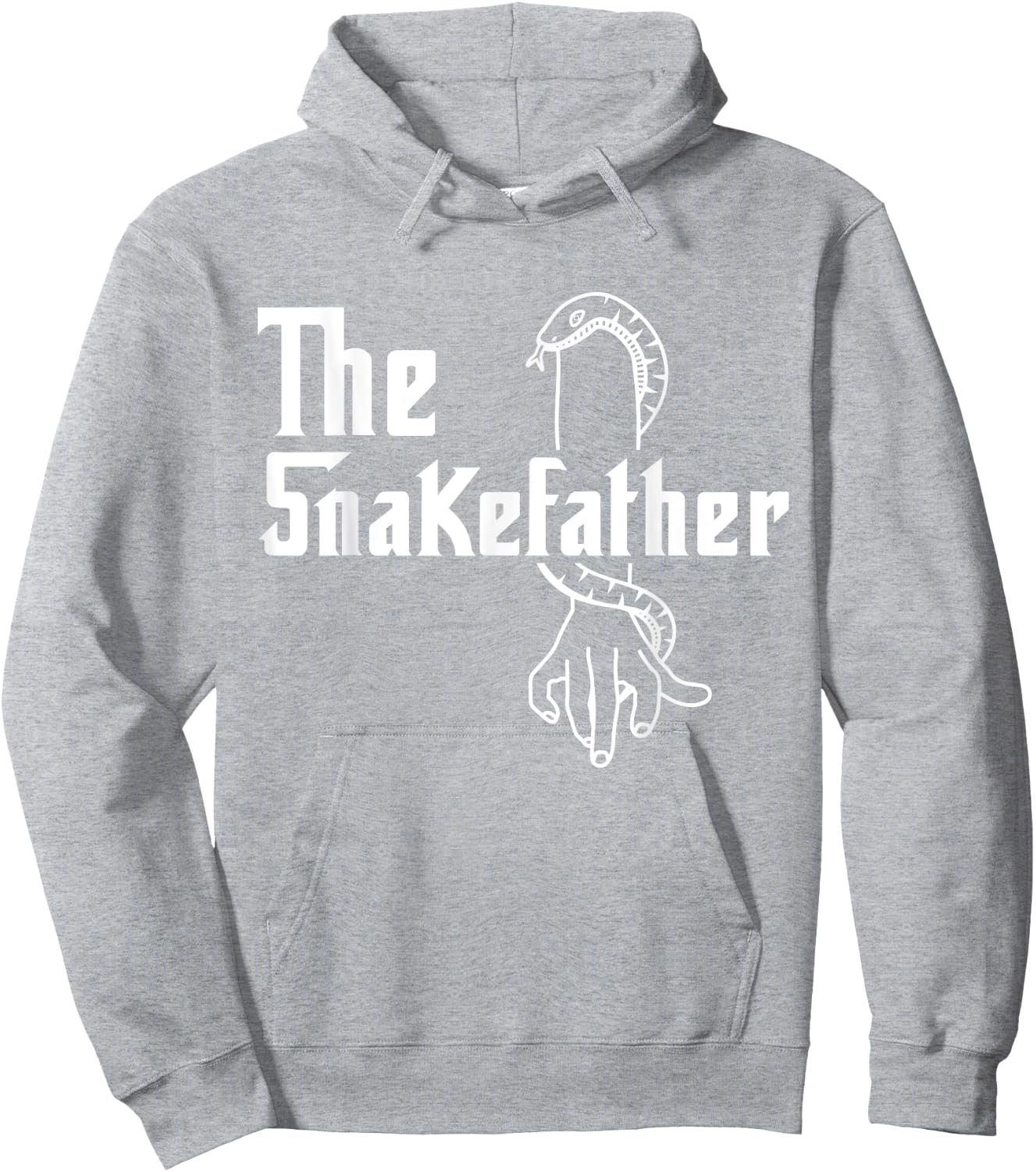 The Snakefather Best Dad Ever Fatherhood Cobra Phyton Hoodie - Hoodie | Ash