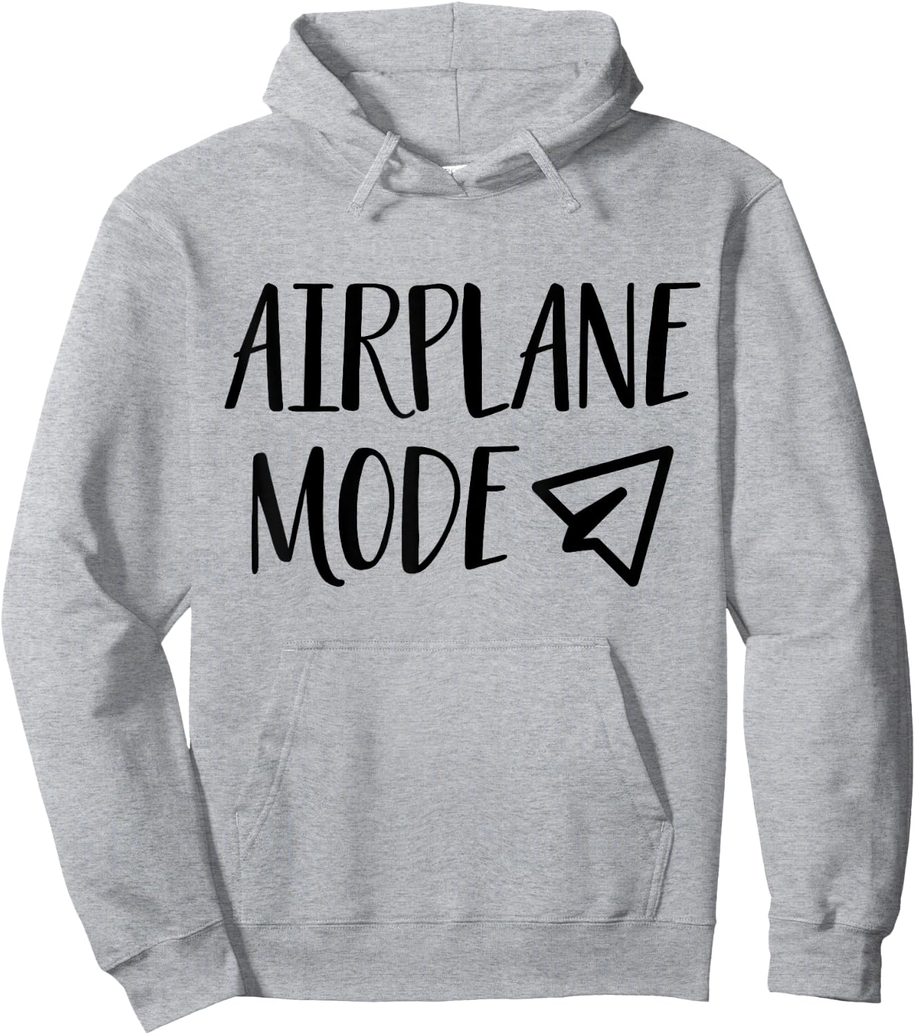 On Vacation Pilot Lazy Airplane Mode Hoodie - Hoodie | Ash