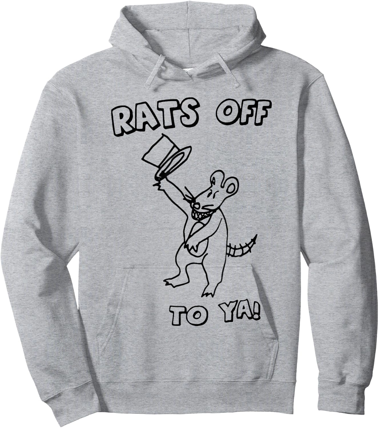 Rat Off To Ya Funny Mouse Costume Women Hoodie - Hoodie | Ash
