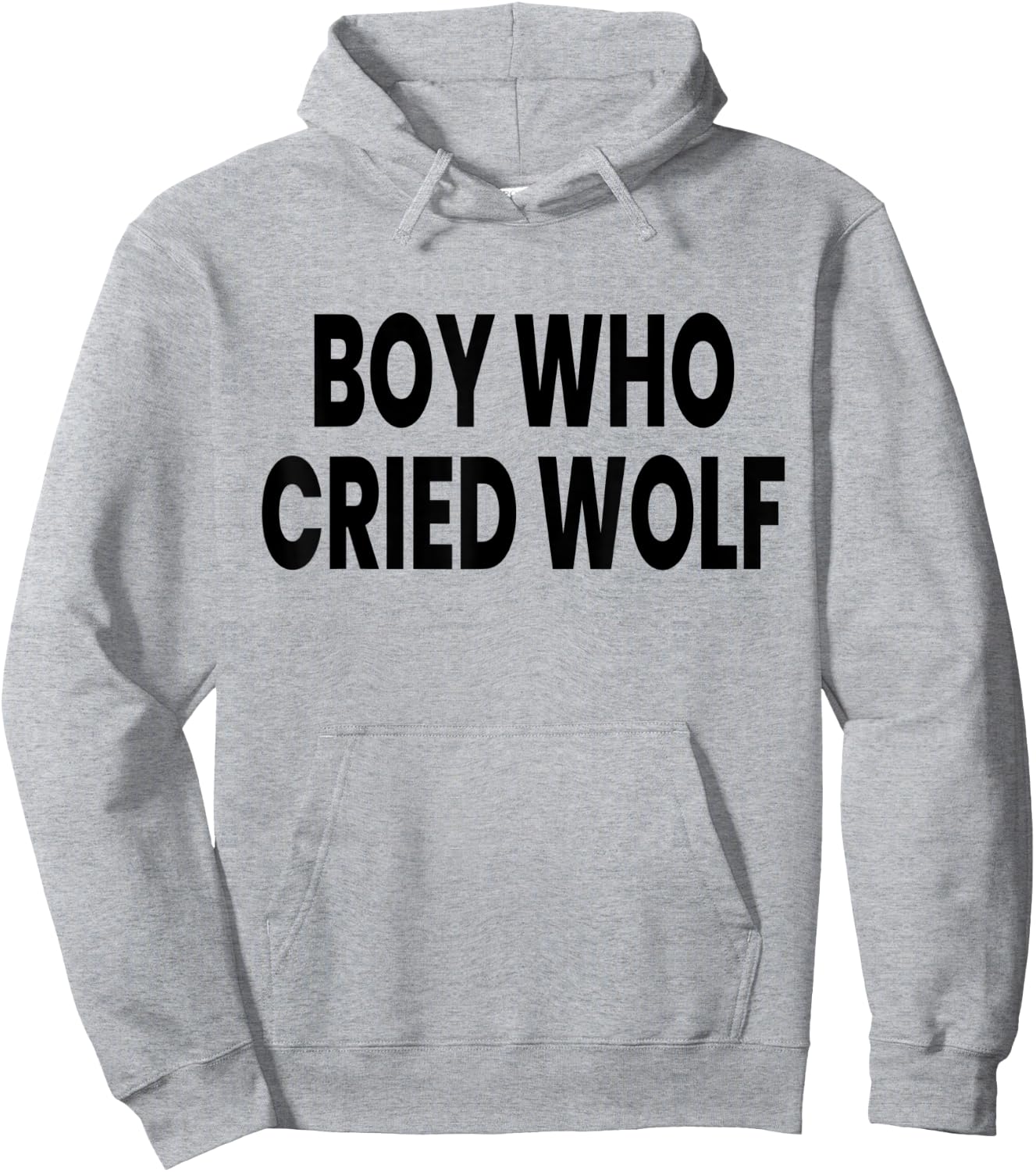 Boy Who Cried Wolf Hoodie - Hoodie | Ash