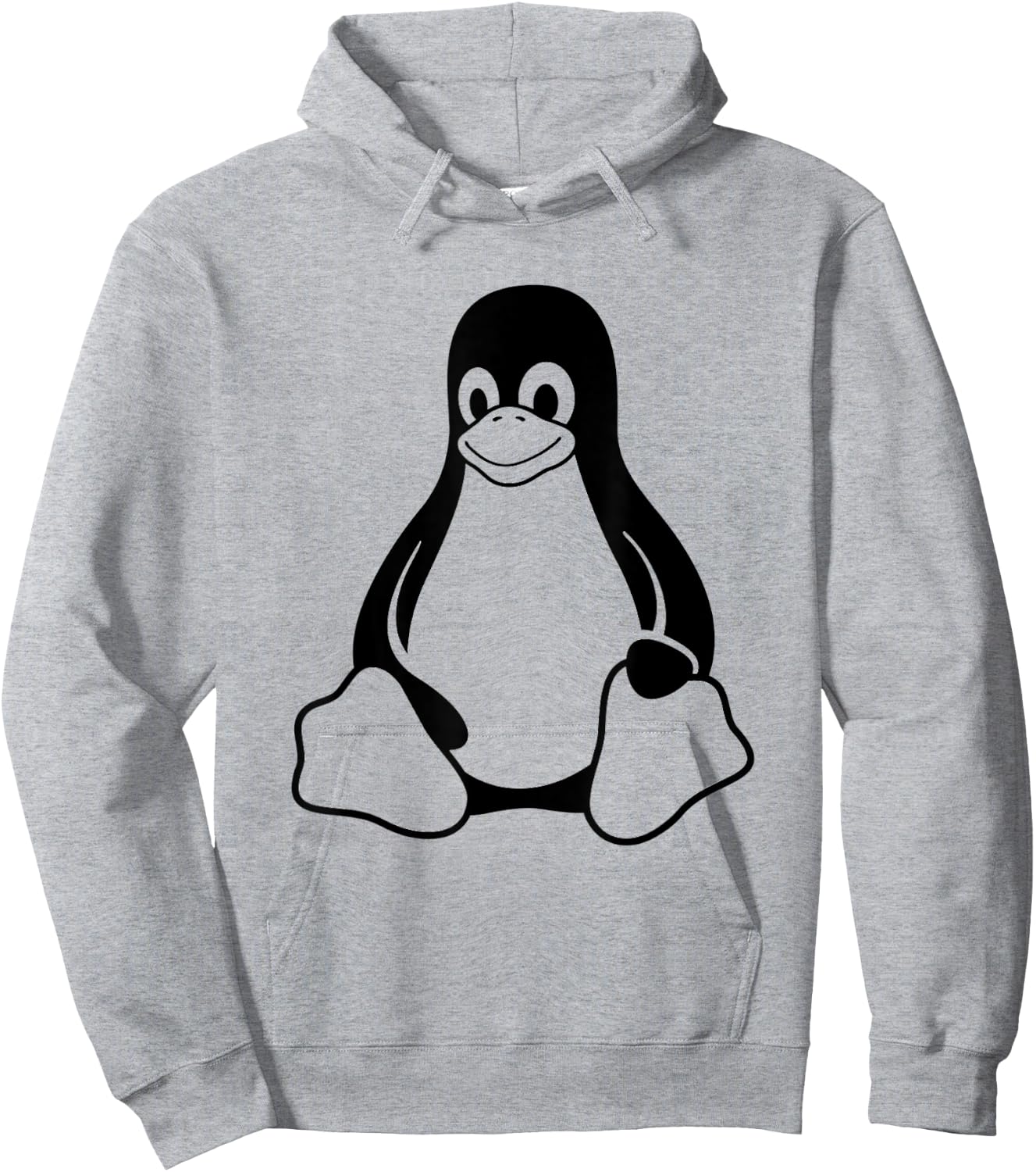 Linux Tux lover w/ tagline Logo Open Source Os Hoodie - Hoodie | Ash