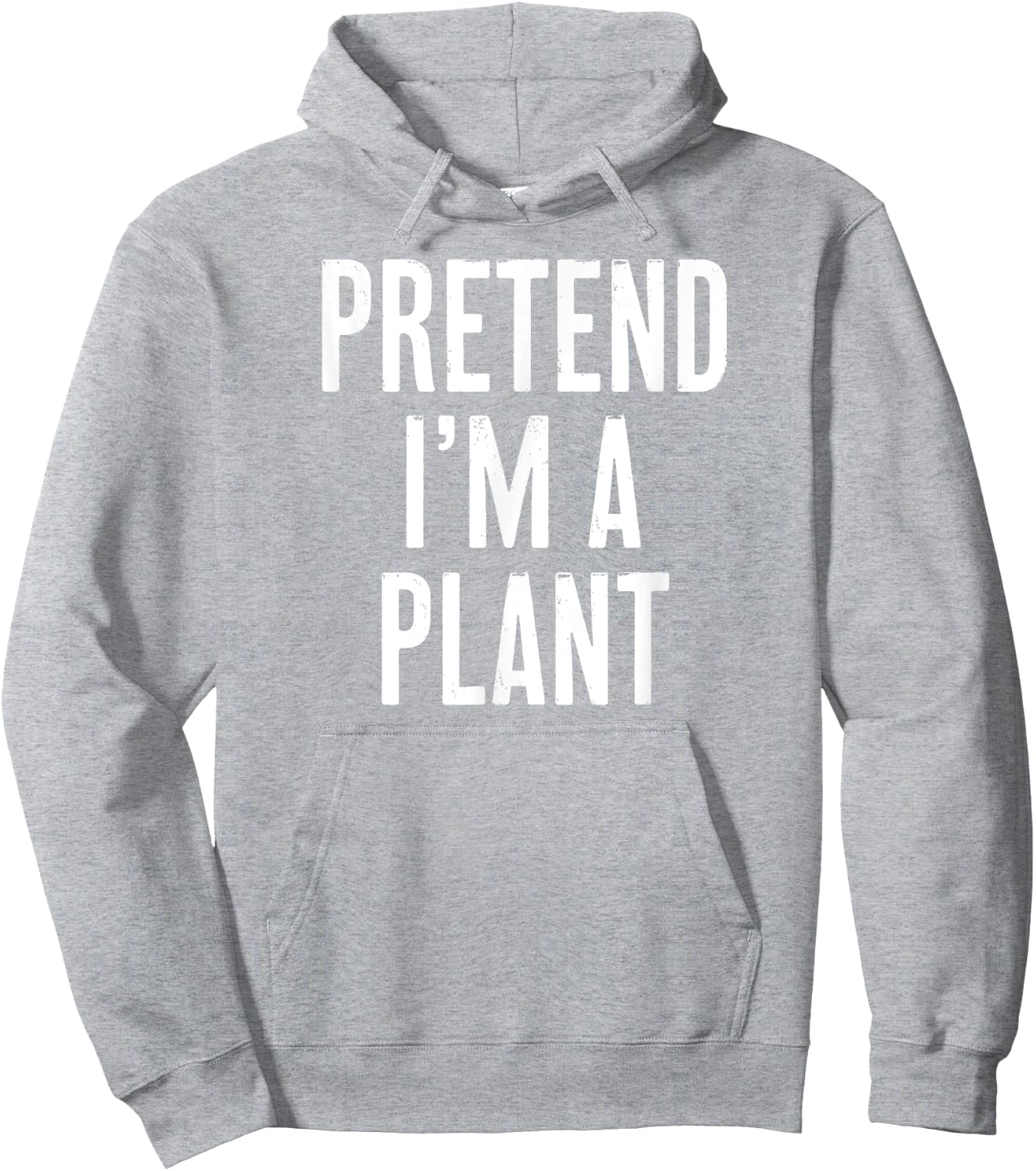Simple Easy Pretend I'm a Plant Halloween Costume Hoodie - Hoodie | Ash