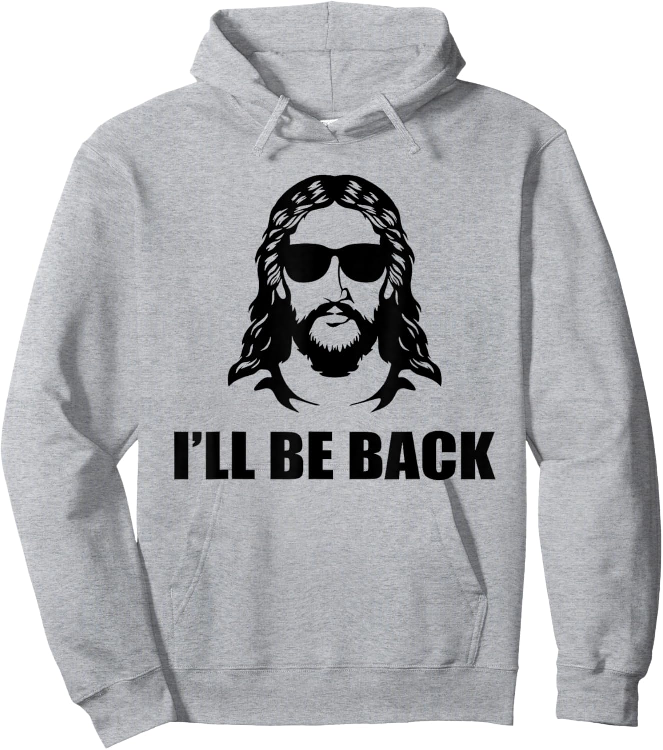 Jesus Christ Design - I´ll Be Back - Jesus Hoodie - Hoodie | Ash