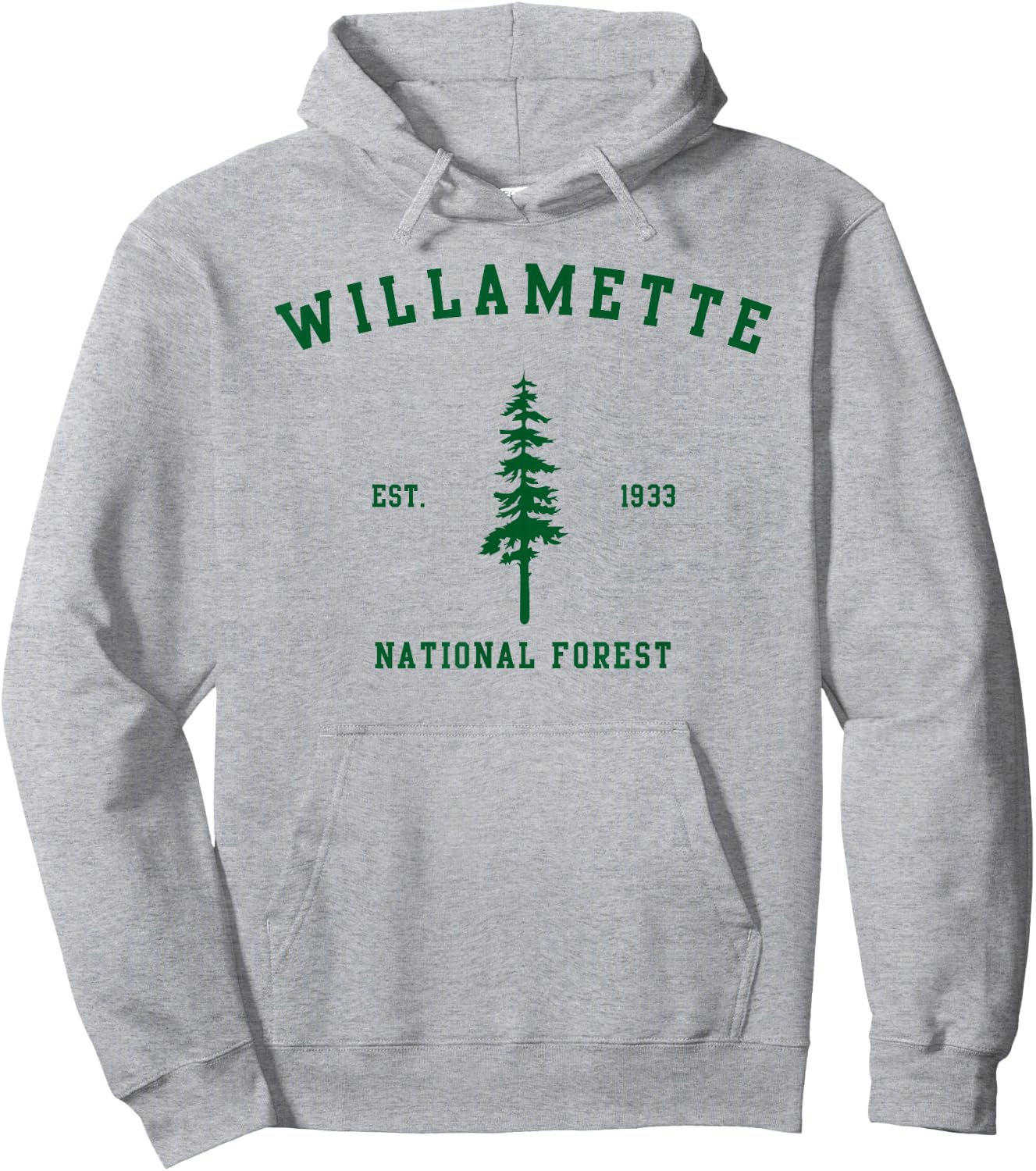 Willamette National Forest Explore Oregon Hoodie - Hoodie | Ash