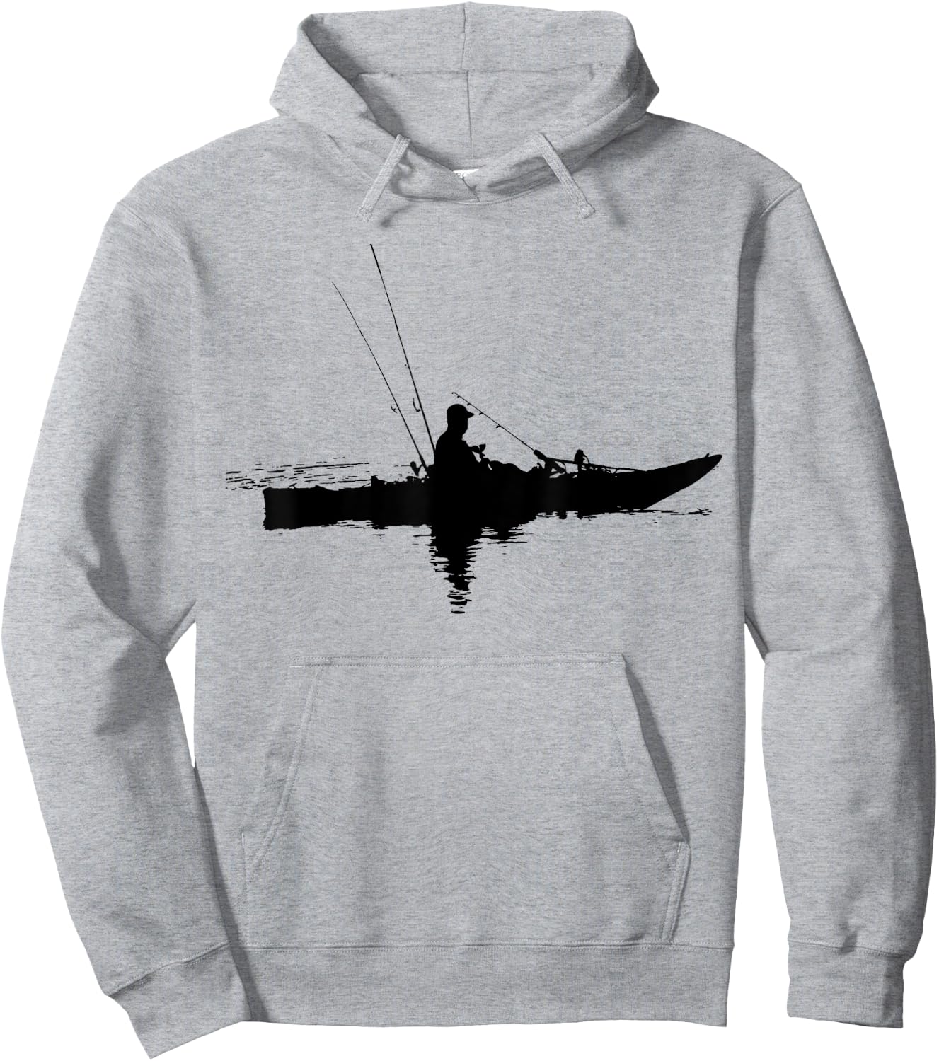 Kayak Fishing | Kayaking Hoodie - Hoodie | Ash