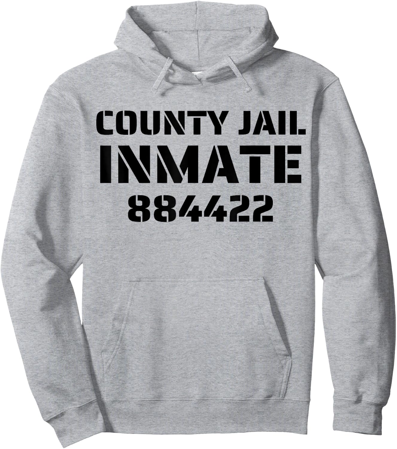 Halloween County Jail Inmate Prisoner Costume Party Hoodie - Hoodie | Ash
