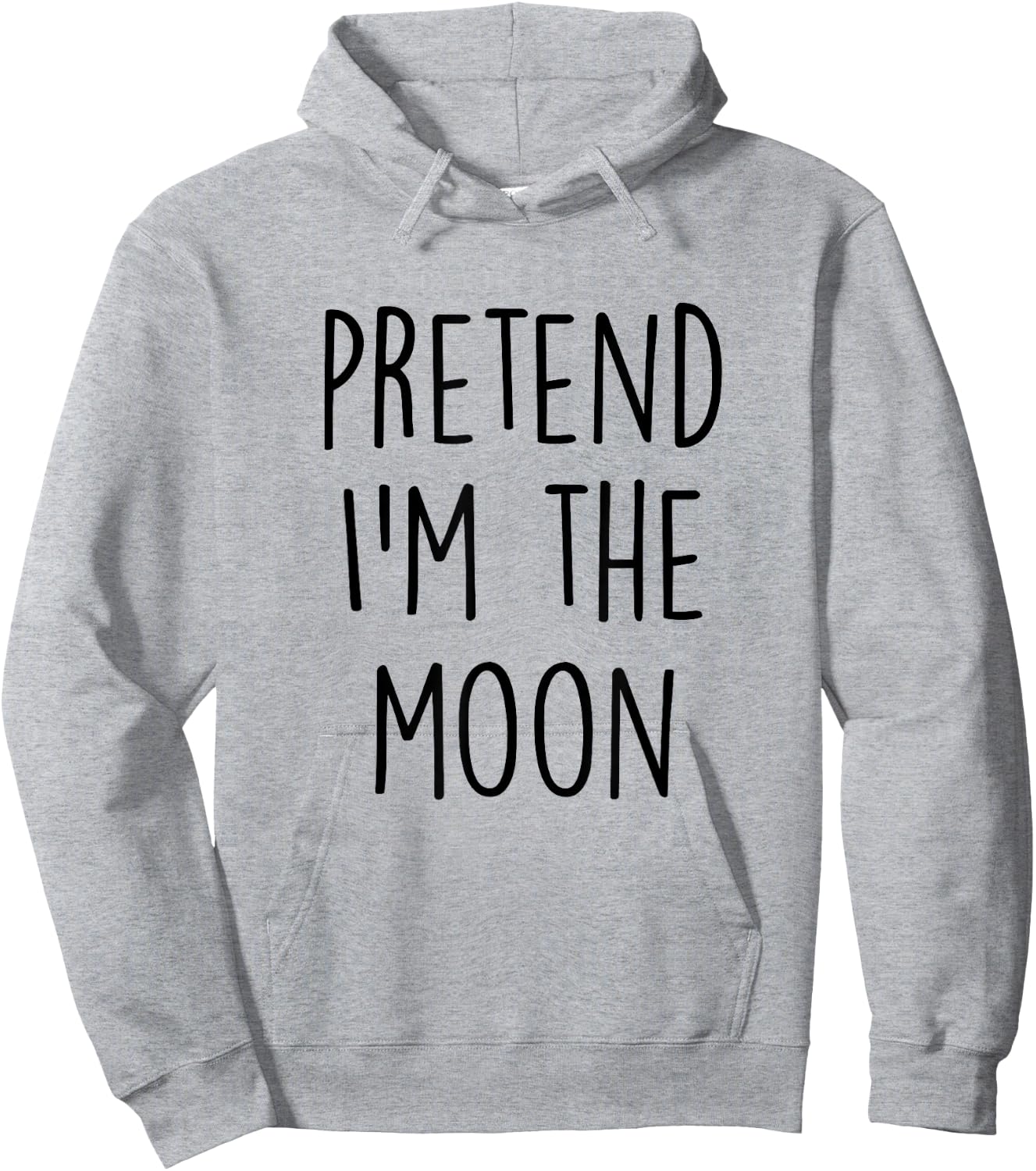 Pretend I'm The Moon Costume Funny Halloween Party Hoodie - Hoodie | Ash