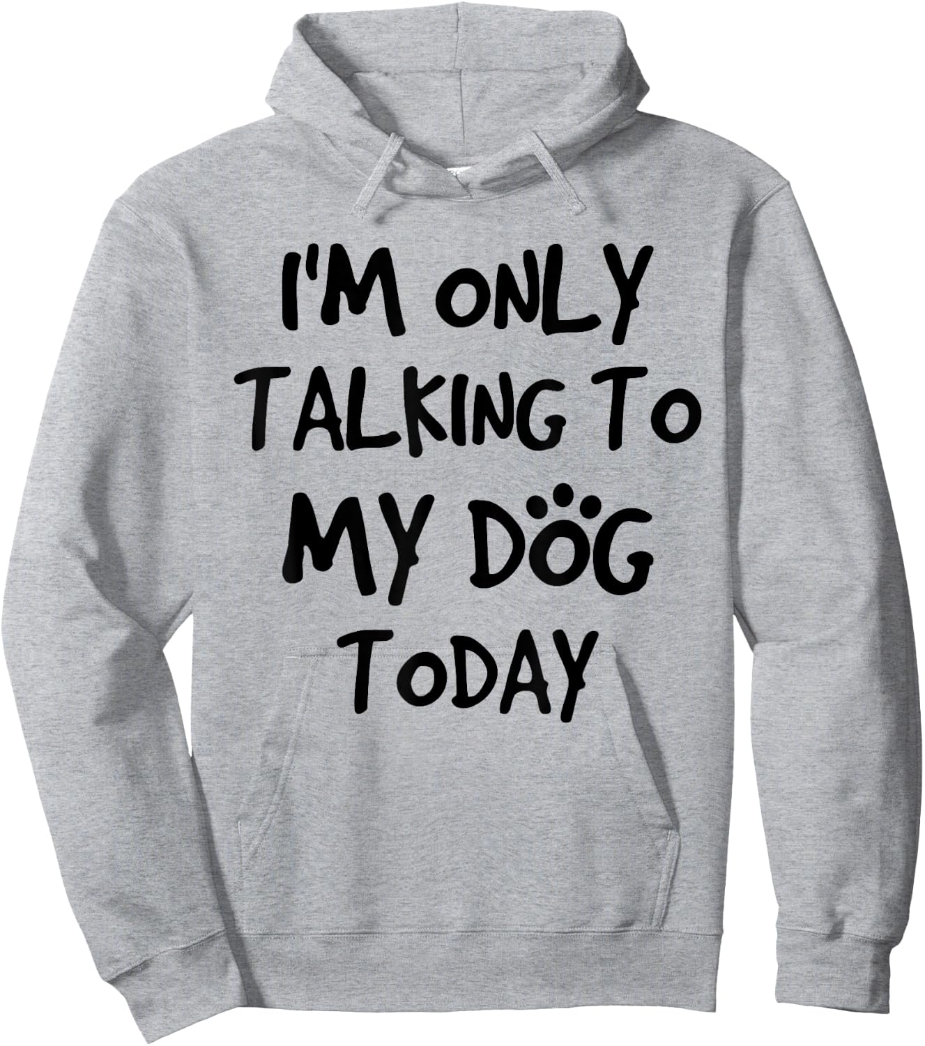 i am only talking to my dog today Women Girls Kids Hoodie - Hoodie | Ash