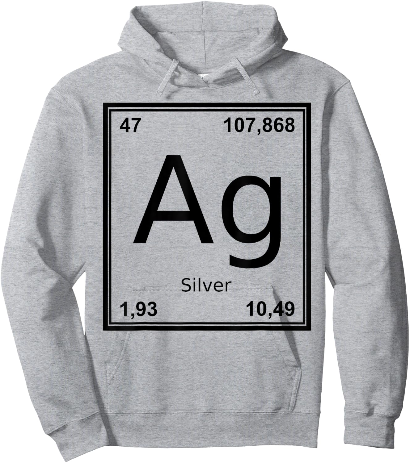 Silver symbol costume Hoodie - Hoodie | Ash