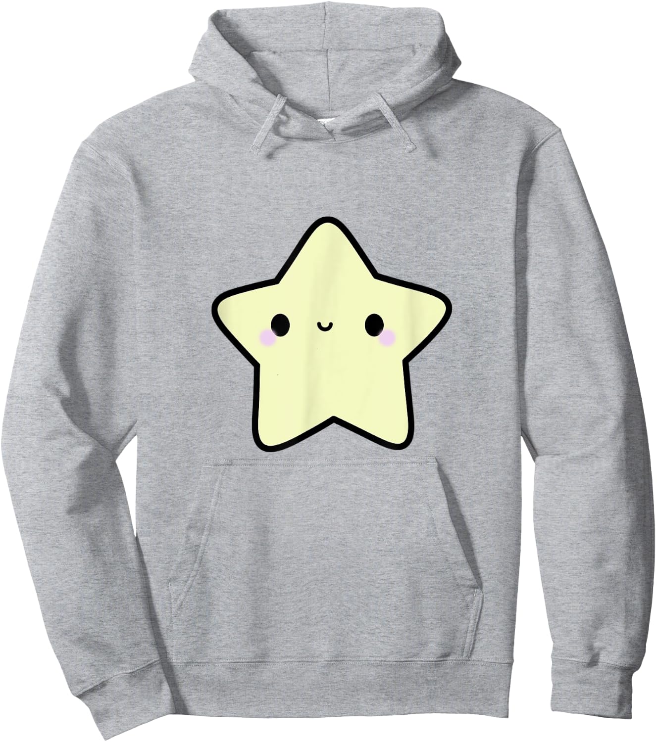 Kawaii Star Design Cute Harajuku Japanese Aesthetic Girls Hoodie - Hoodie | Ash