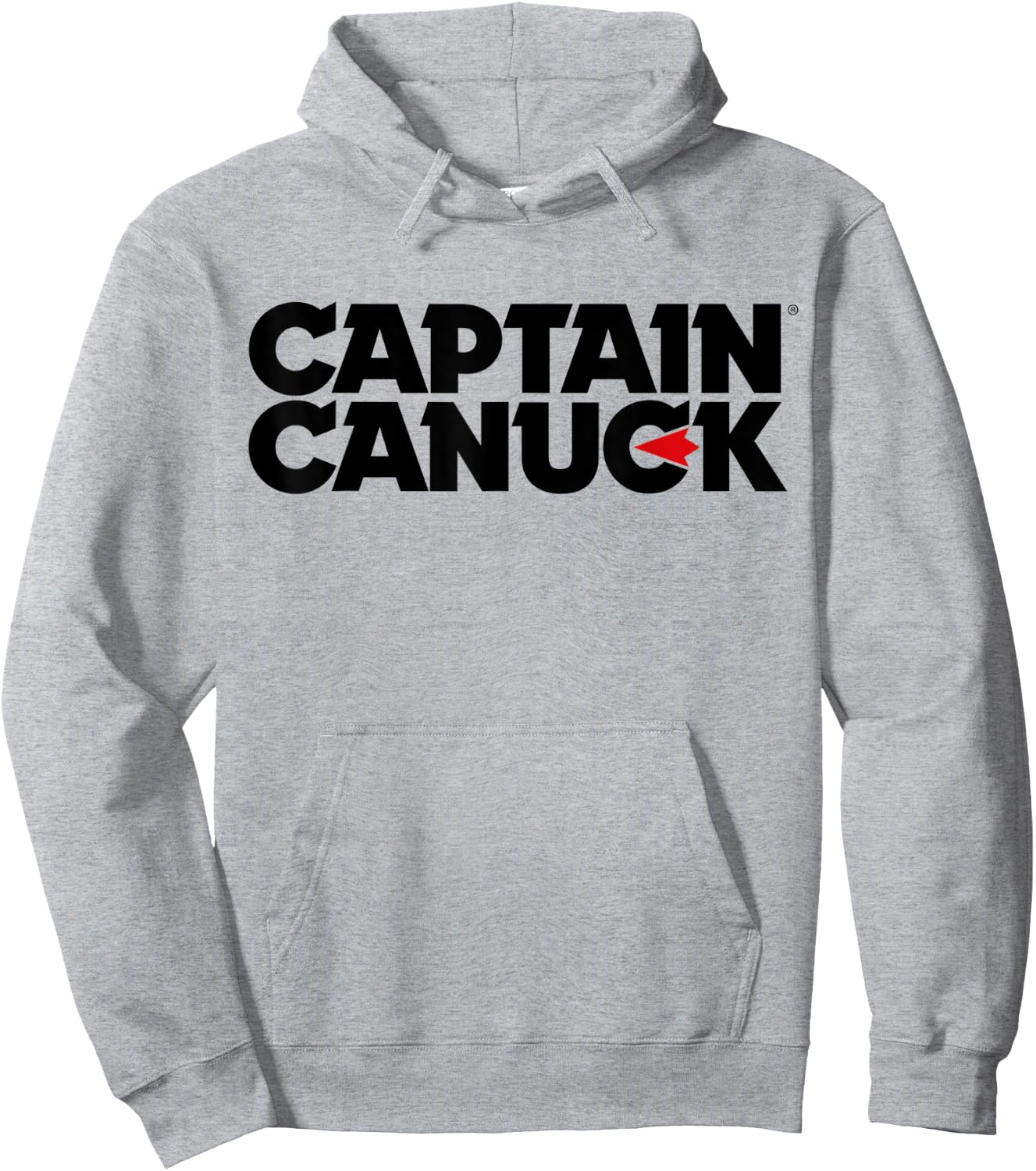Captain Canuck Black Logo Hoodie - Hoodie | Ash