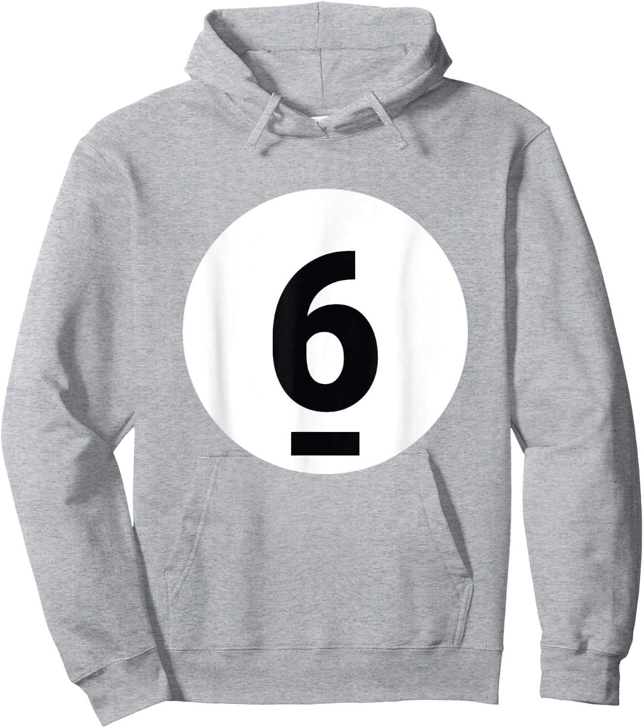 8 Pool Ball 6 Billiards Costume Halloween Group Matching Hoodie - Hoodie | Ash