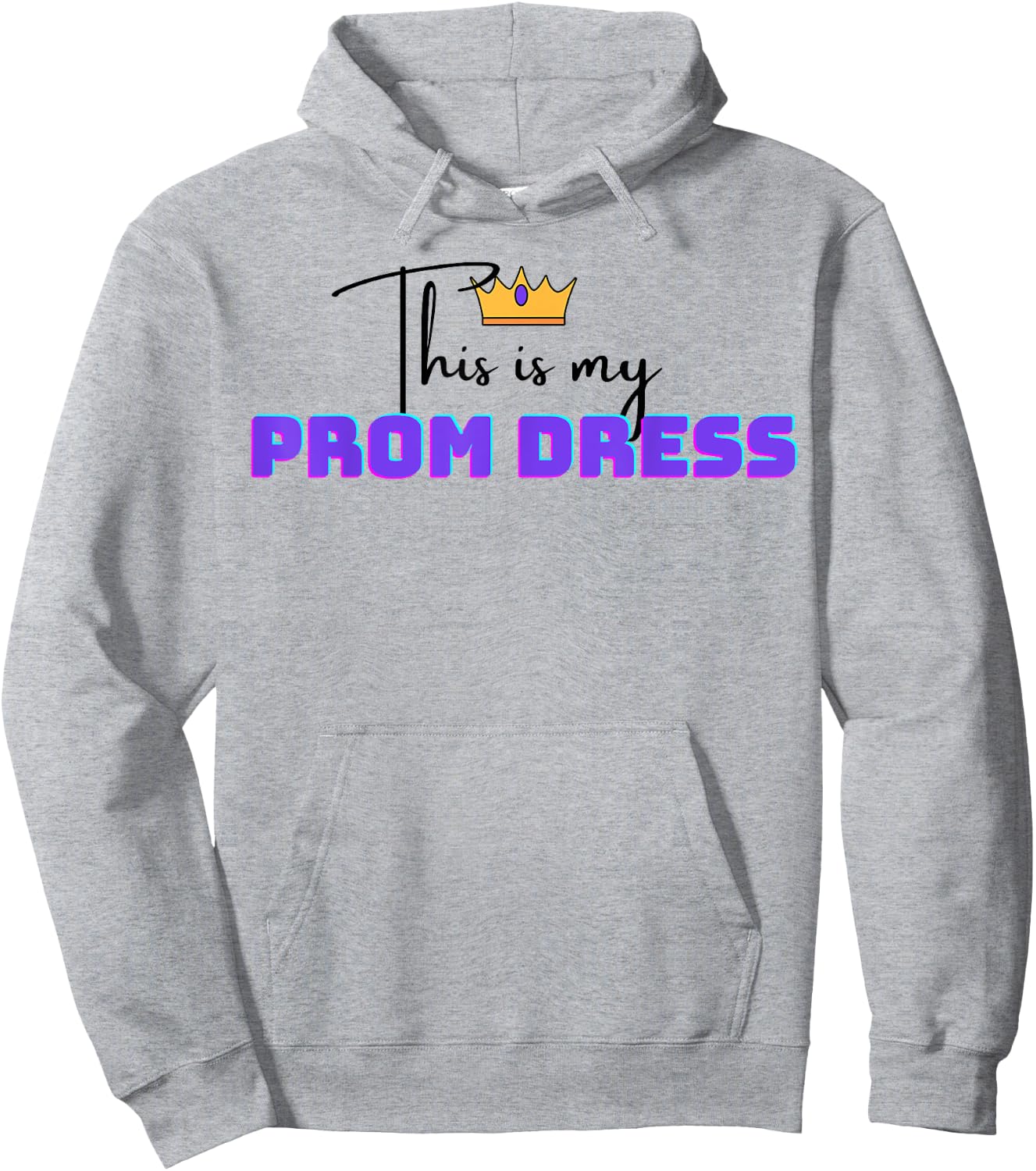 Funny This is My Prom Dress White Hoodie - Hoodie | Ash