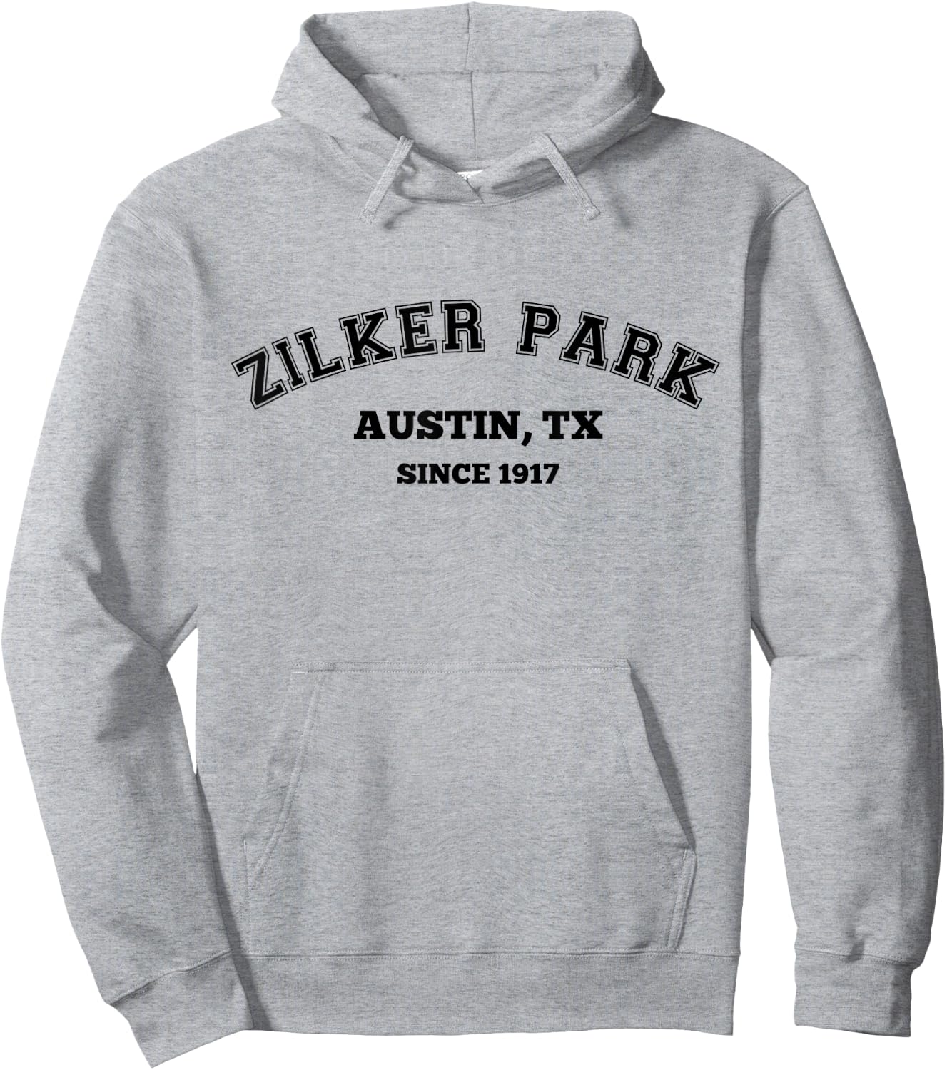 Austin Texas ATX Zilker Park Hoodie - Hoodie | Ash