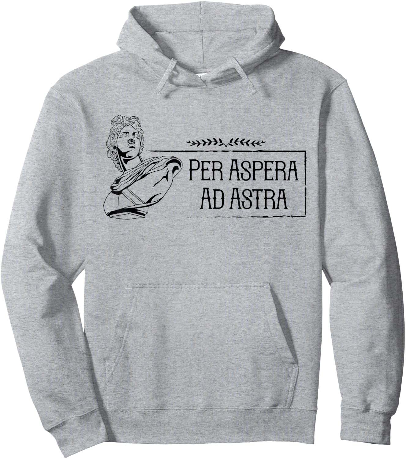 Latin saying - Per Aspera Ad Astra Hoodie - Hoodie | Ash