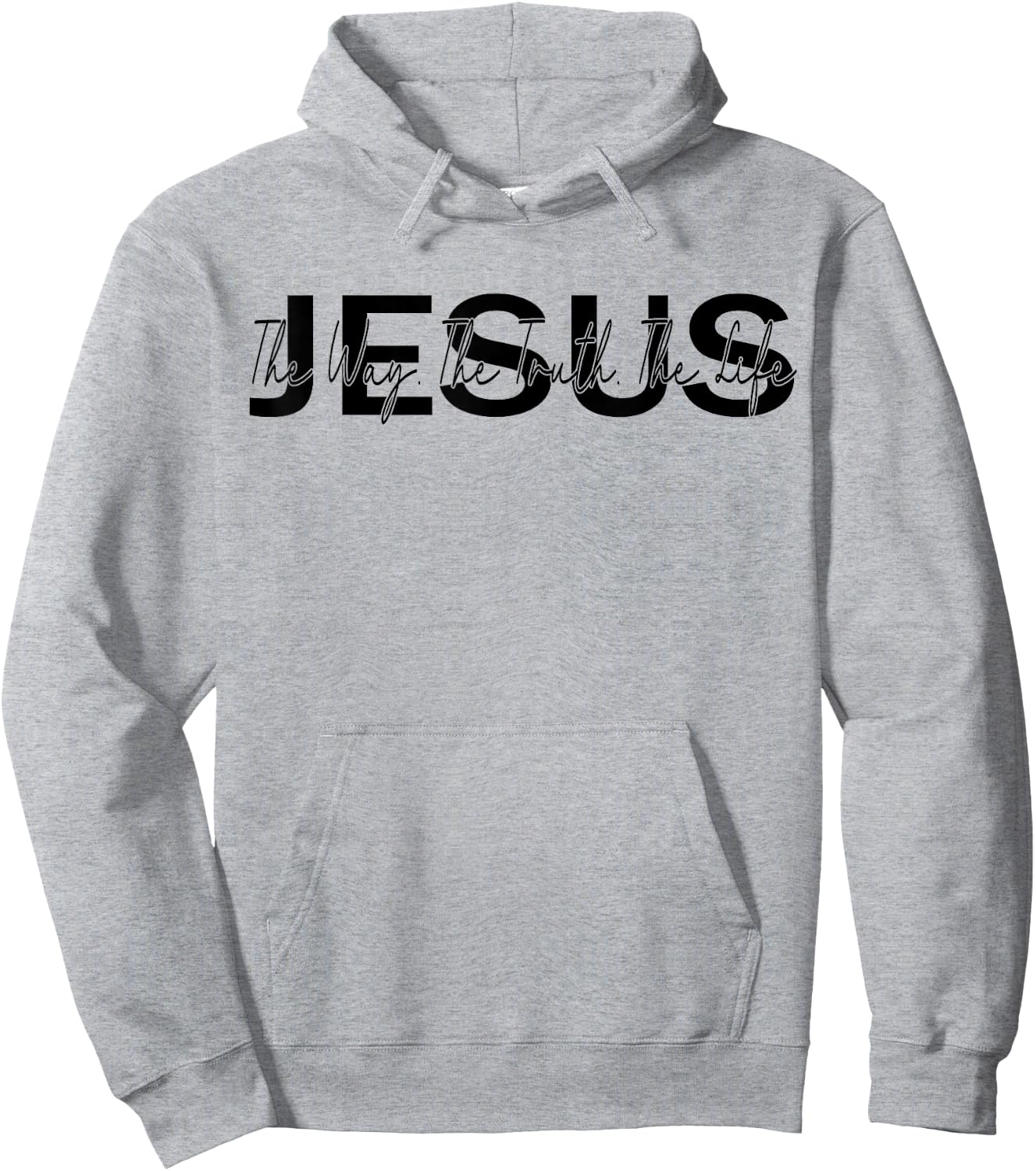 christ jesus Jesus is The Way The Truth and The Life Christian Hoodie - Hoodie | Ash