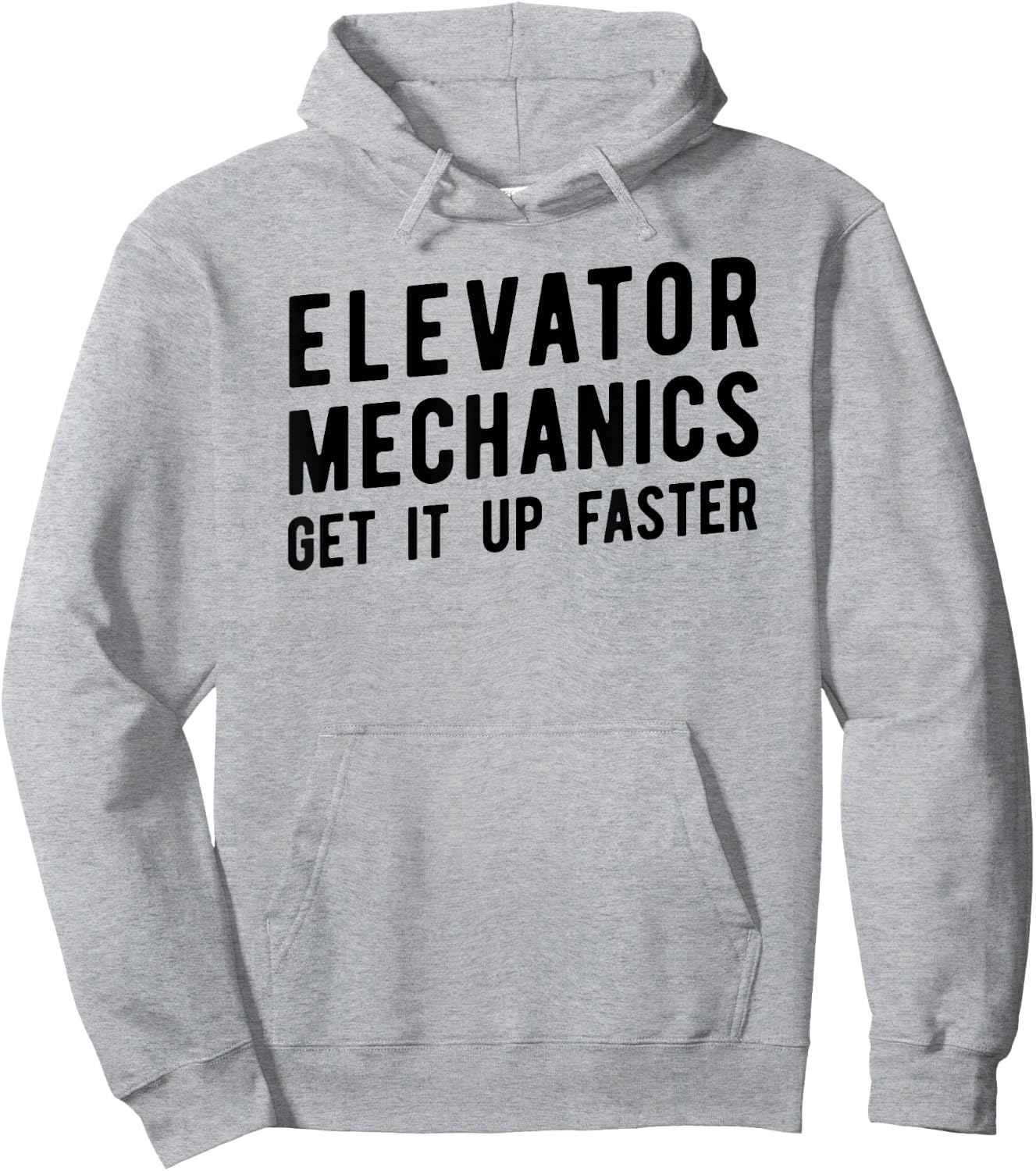 Elevator Mechanic , Get Up Faster Tech Apparel Hoodie - Hoodie | Ash