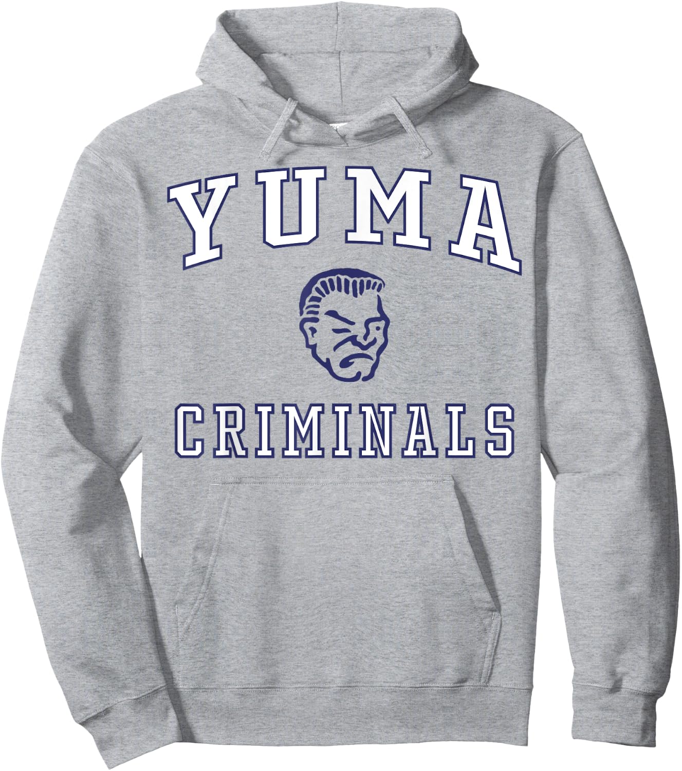 Yuma High School Criminals C1 Hoodie - Hoodie | Ash