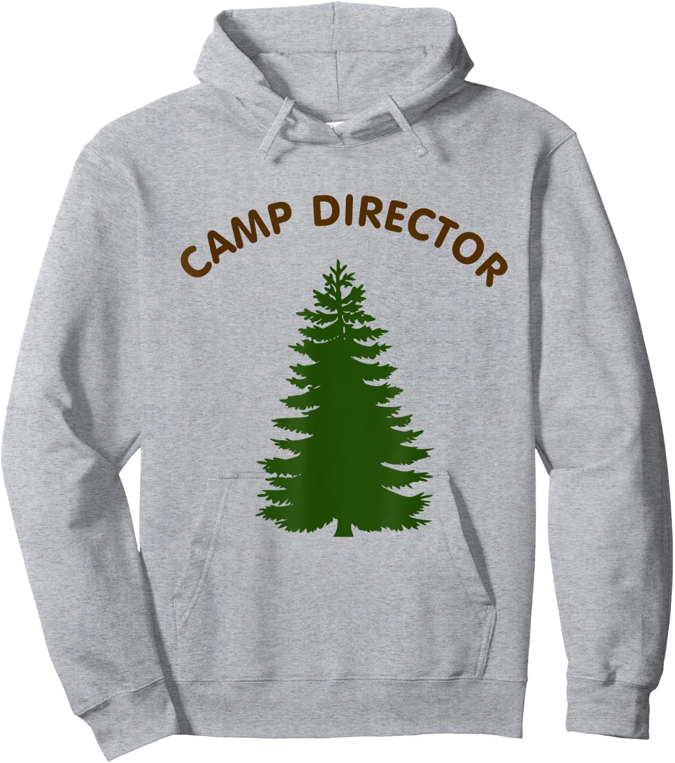 Camp Director Counselor Summer Pine Tree Gift - Blue Men Women Hoodie - Hoodie | Ash
