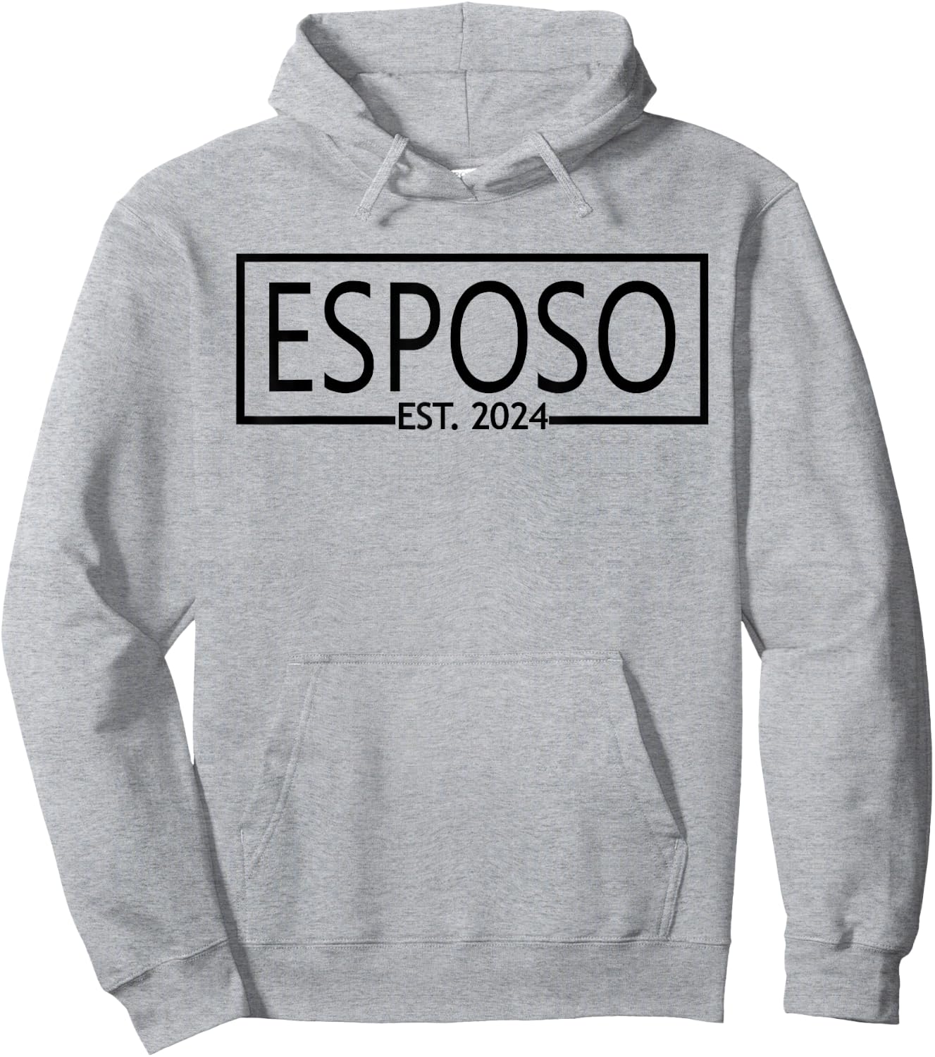 Esposo Est. 2024, Wedding Latino Spanish Husband Married Hoodie - Hoodie | Ash