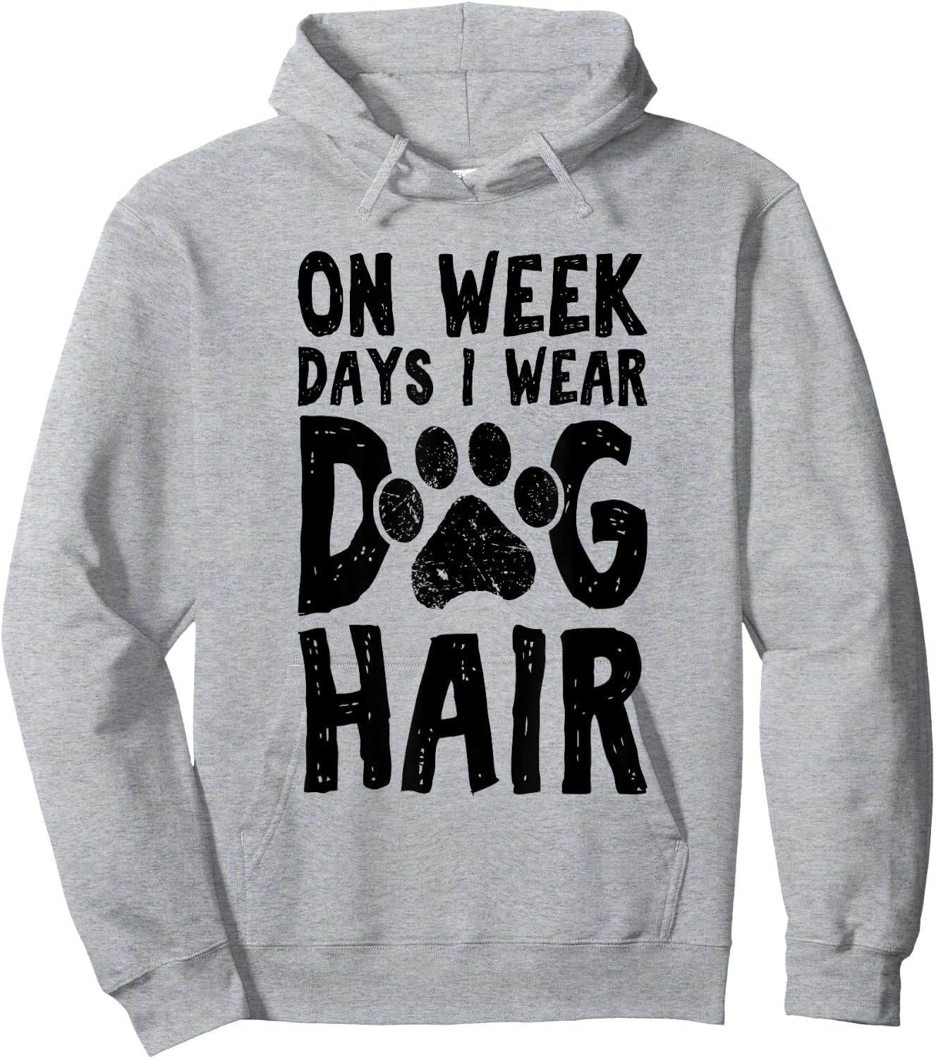 On Week Days I Wear Dog Hair Doodle Dog Groomer Hoodie - Hoodie | Ash