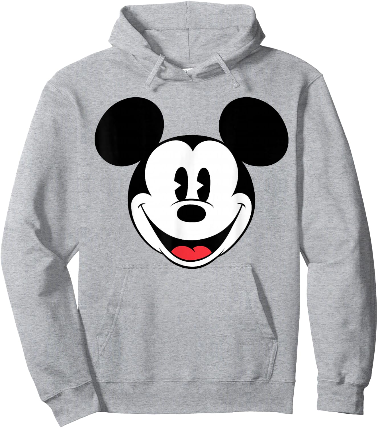 Disney - Mickey Mouse Face Hoodie - Hoodie | Ash