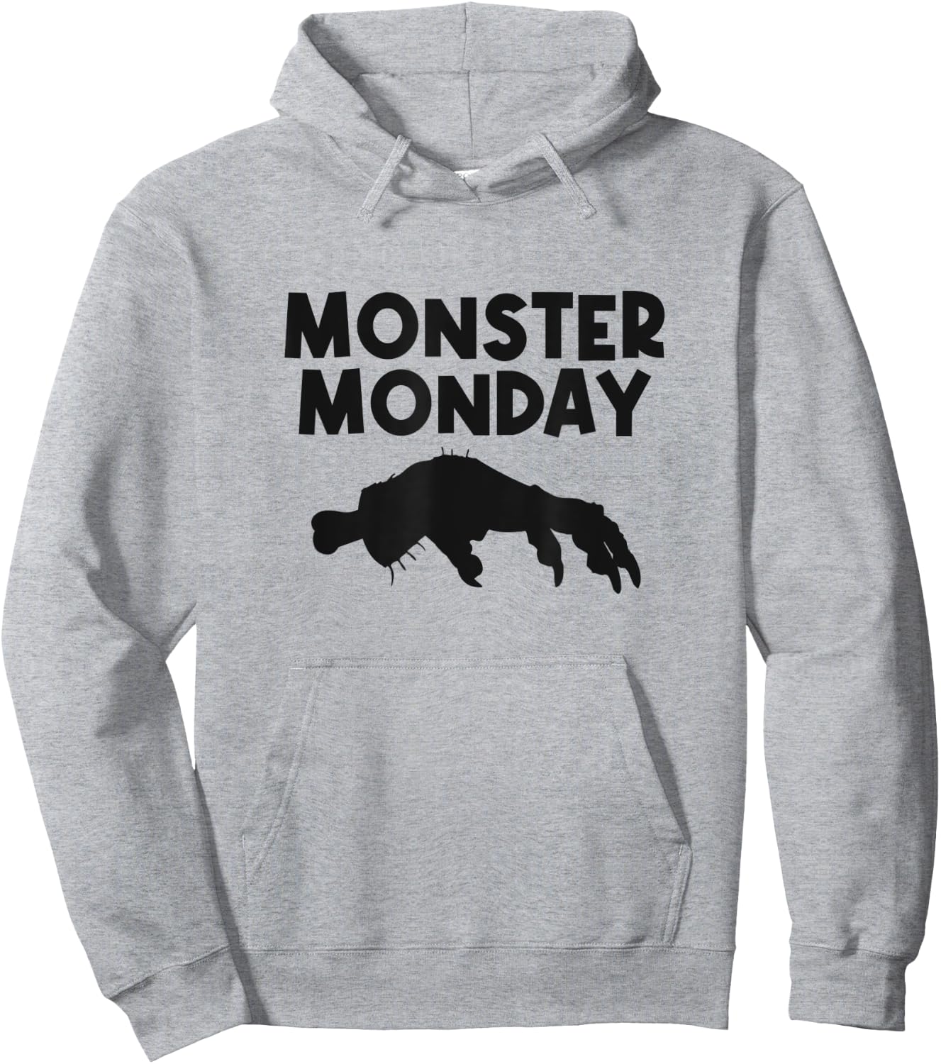 Day Of The Week Easy Halloween Costume Monster Monday Hoodie - Hoodie | Ash