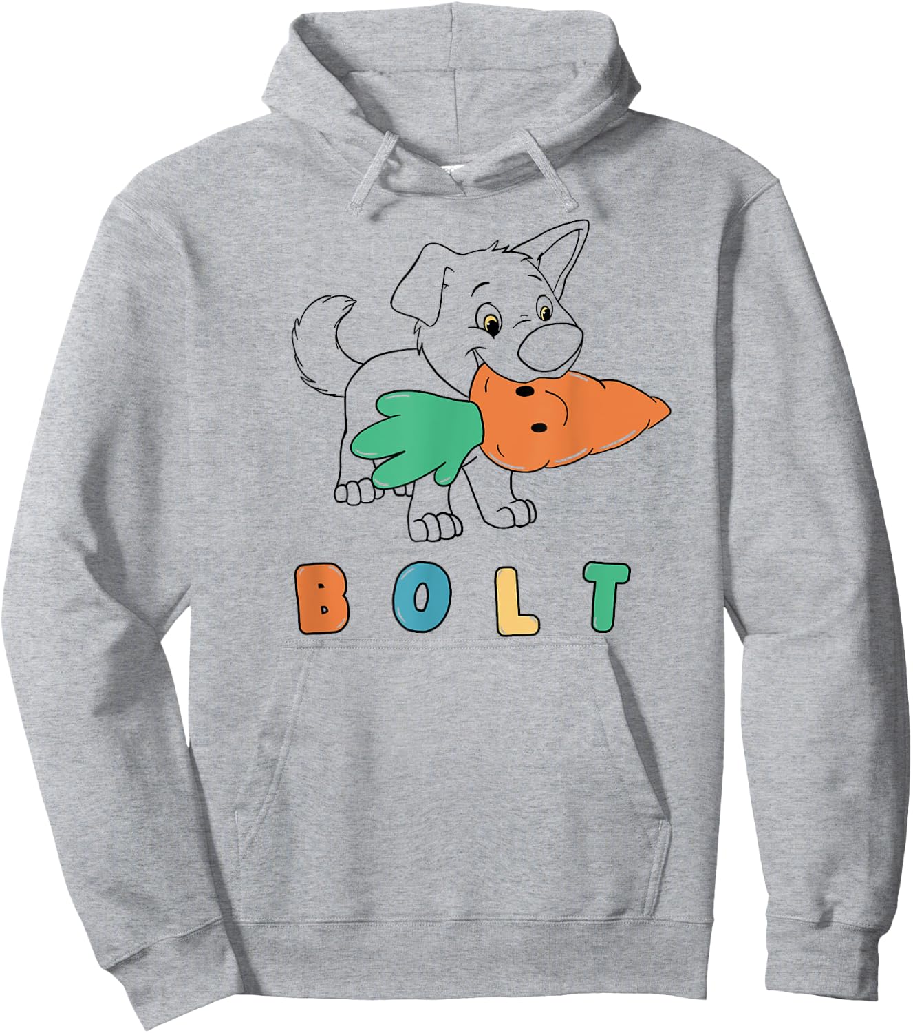 Disney Bolt International Dog Day Carrot Pup Hoodie - Hoodie | Ash