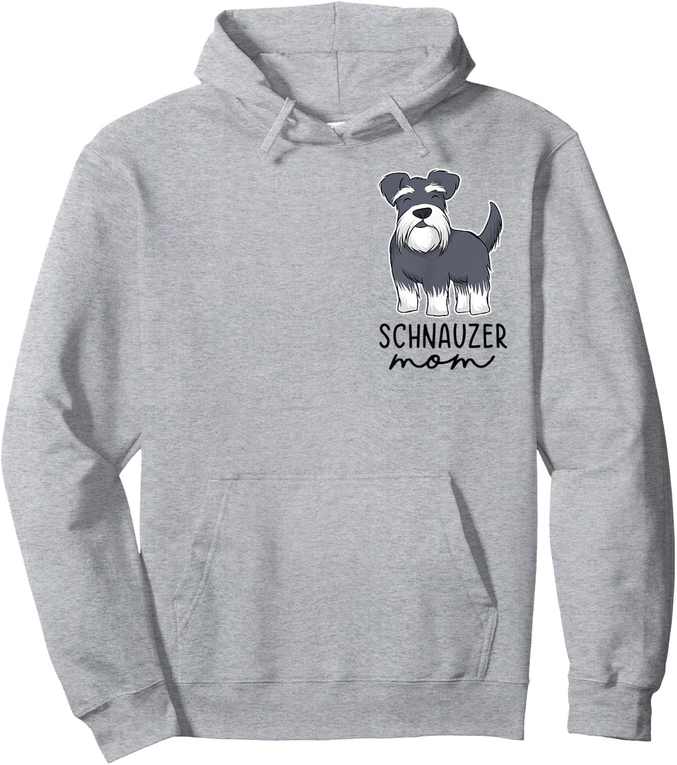 Schnauzer Mom Schnauzer Lover Dog Lover Mothers Day Women Hoodie - Hoodie | Ash