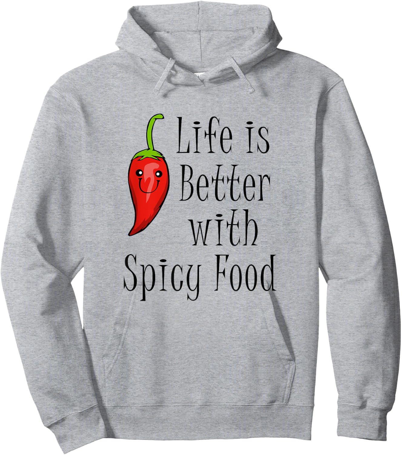 Chili Mexican Food Funny Saying Pepper Hoodie - Hoodie | Ash