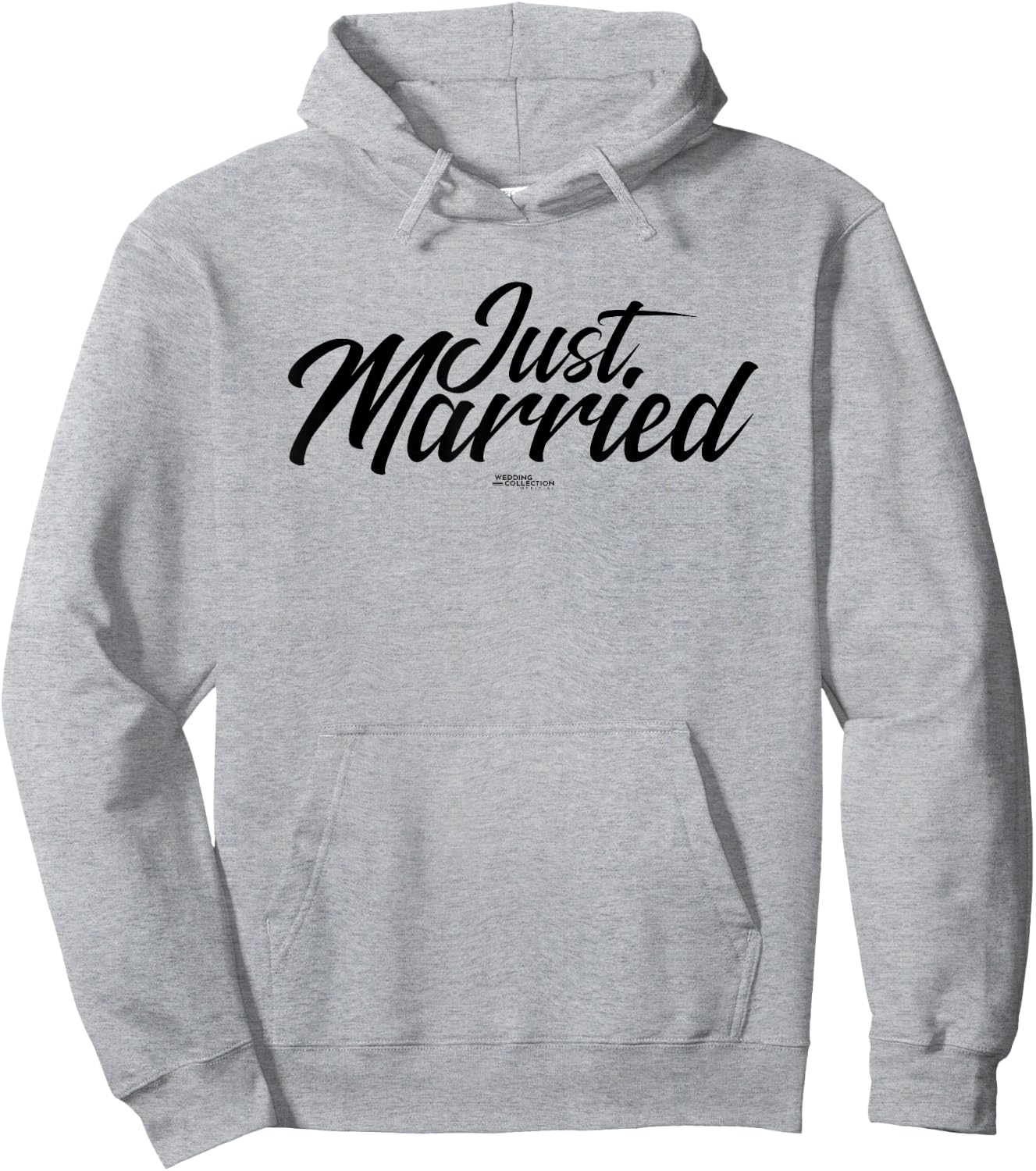 Just Married Wedding Hoodie - Hoodie | Ash