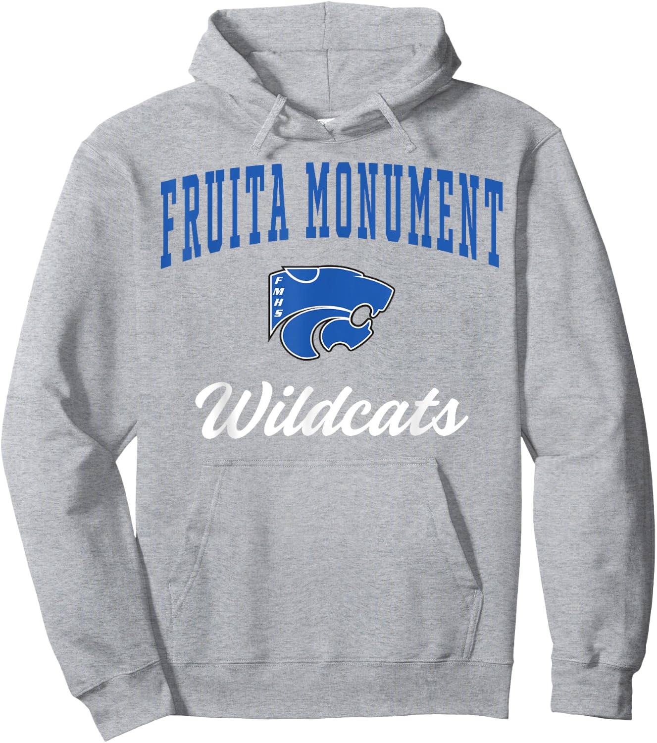 Fruita Monument High School Wildcats Hoodie - Hoodie | Ash